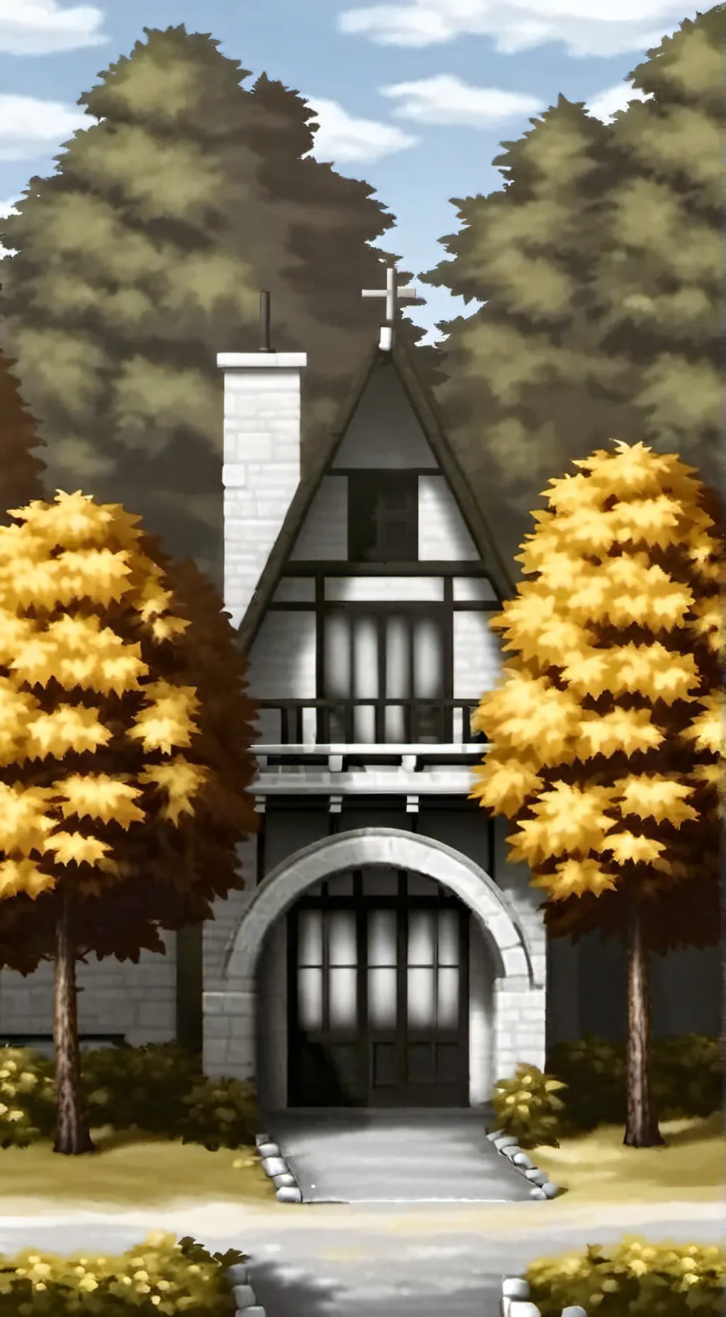 ai character: Maison Abandonné background