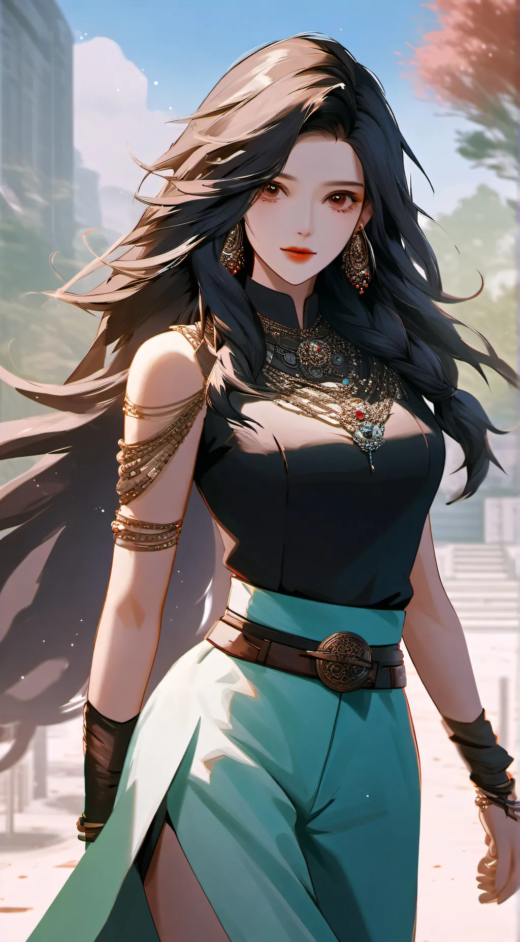 ai character: Giyuus sister  background