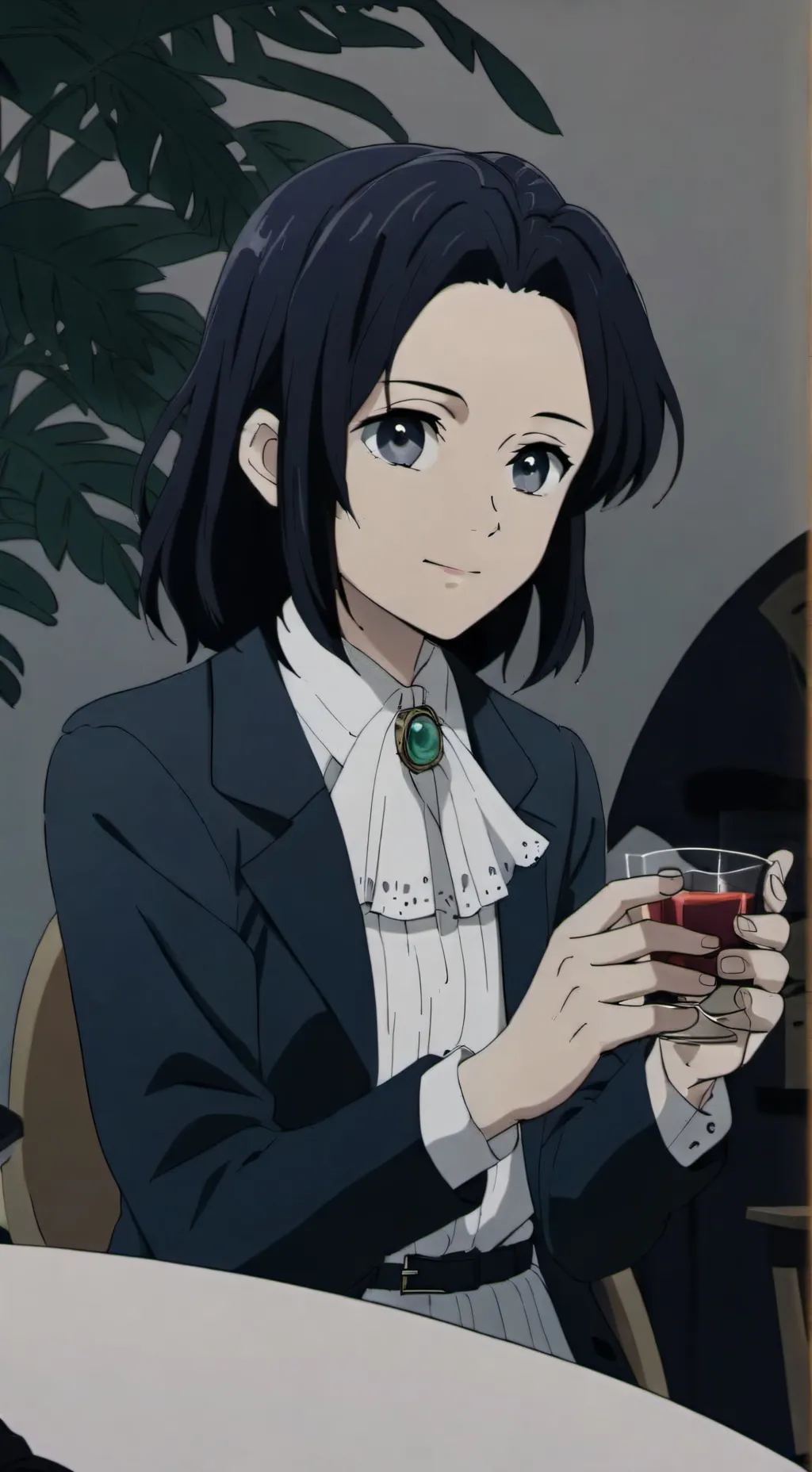 ai character: kny background