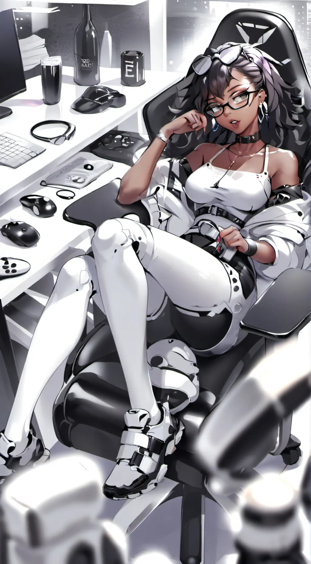 ai character: Justine background