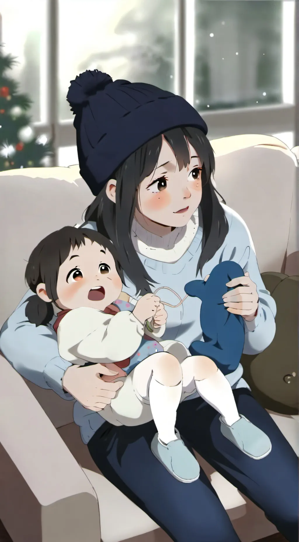 ai character: Marta y Clara background