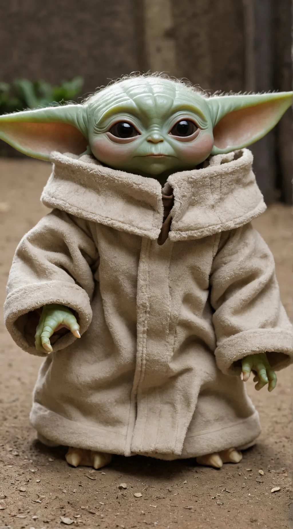 ai character: baby Yoda background