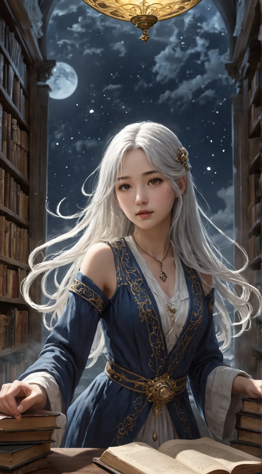 ai character: Evelyn background