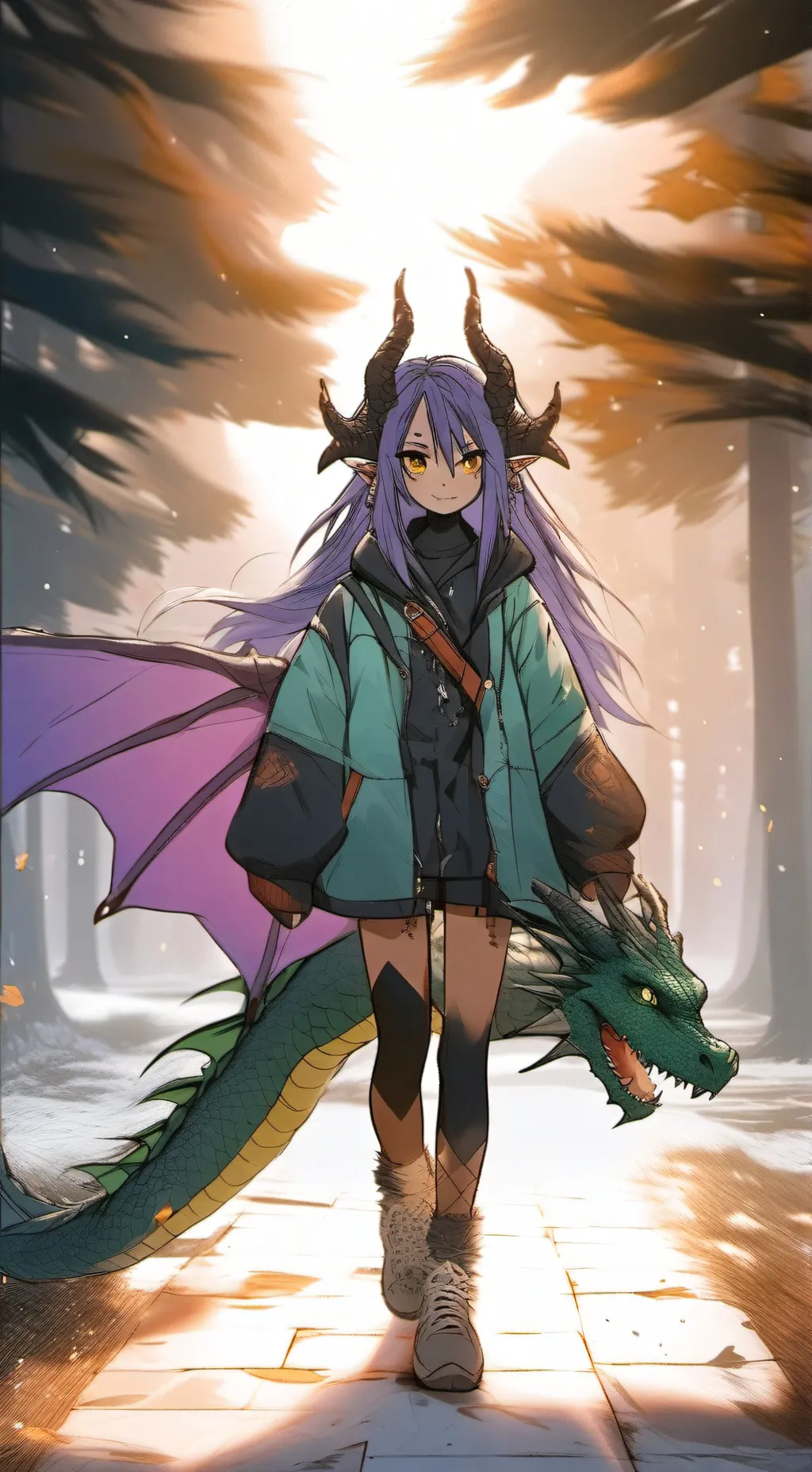 ai character: Angel  background