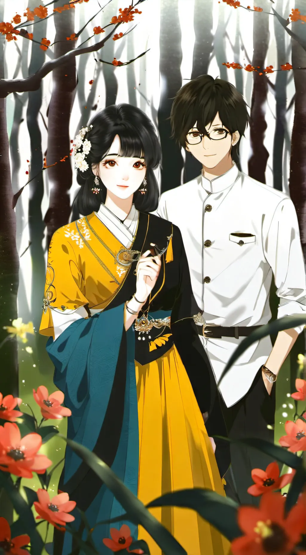 ai character: parents  background