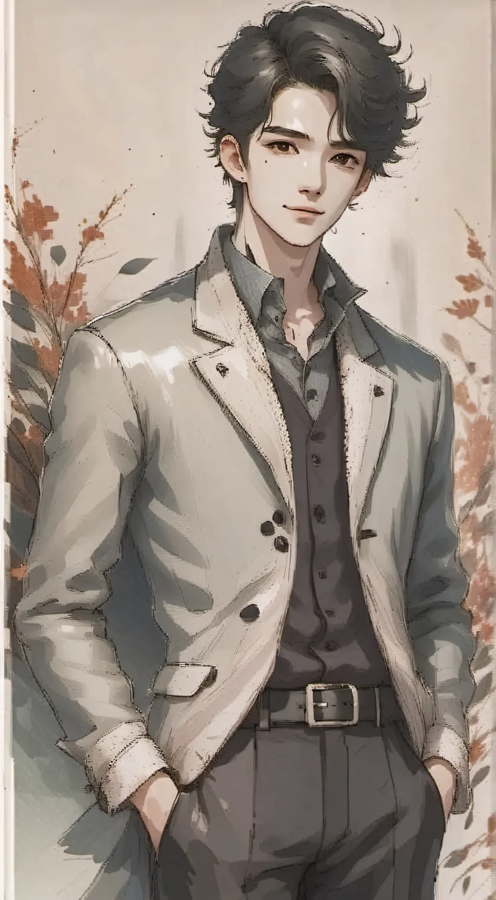 ai character: 😛 Asher 😛 background