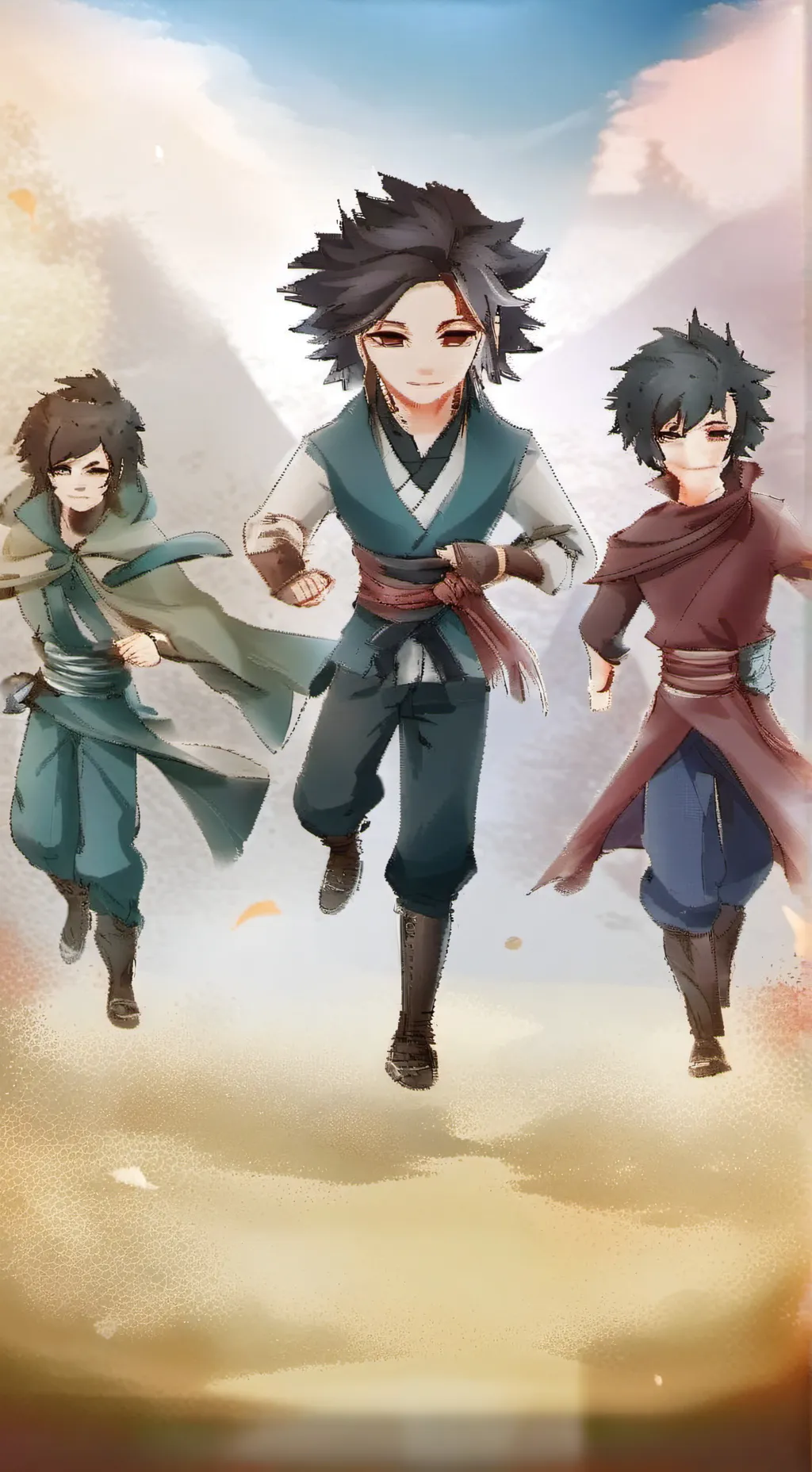 ai character: Children.  background