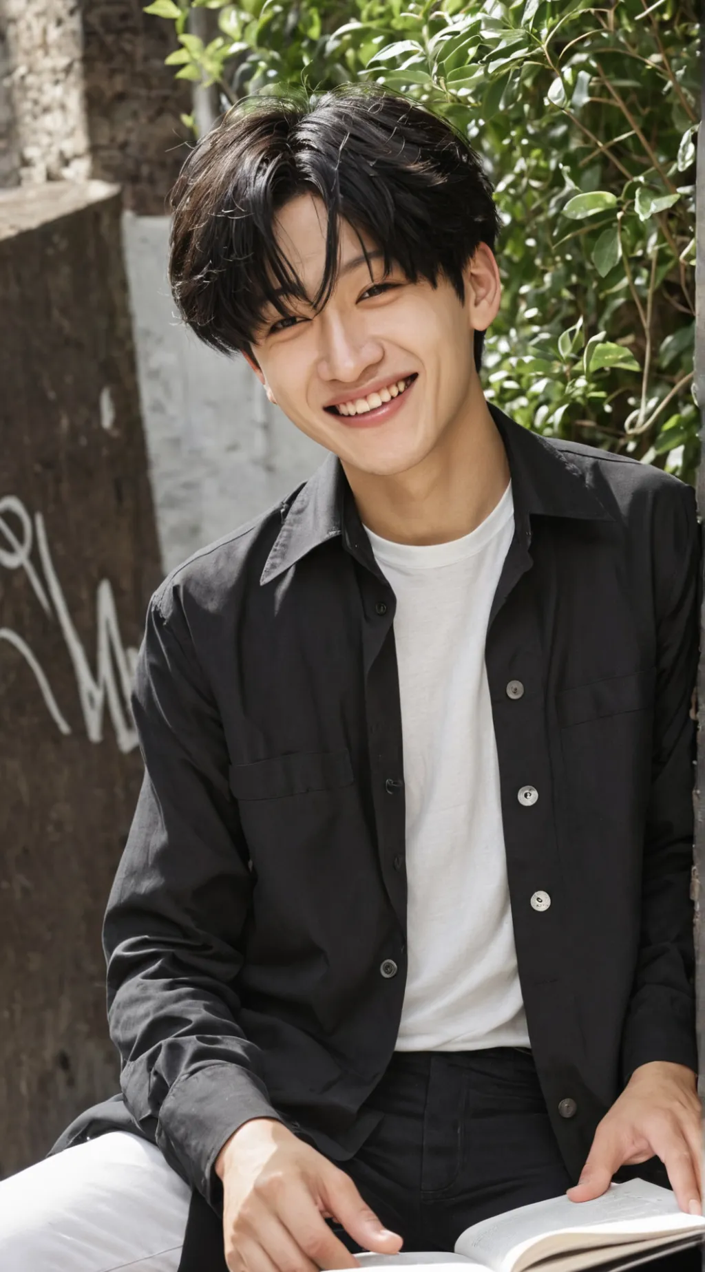 ai character: Bangchan/Skz/J.E.Z background