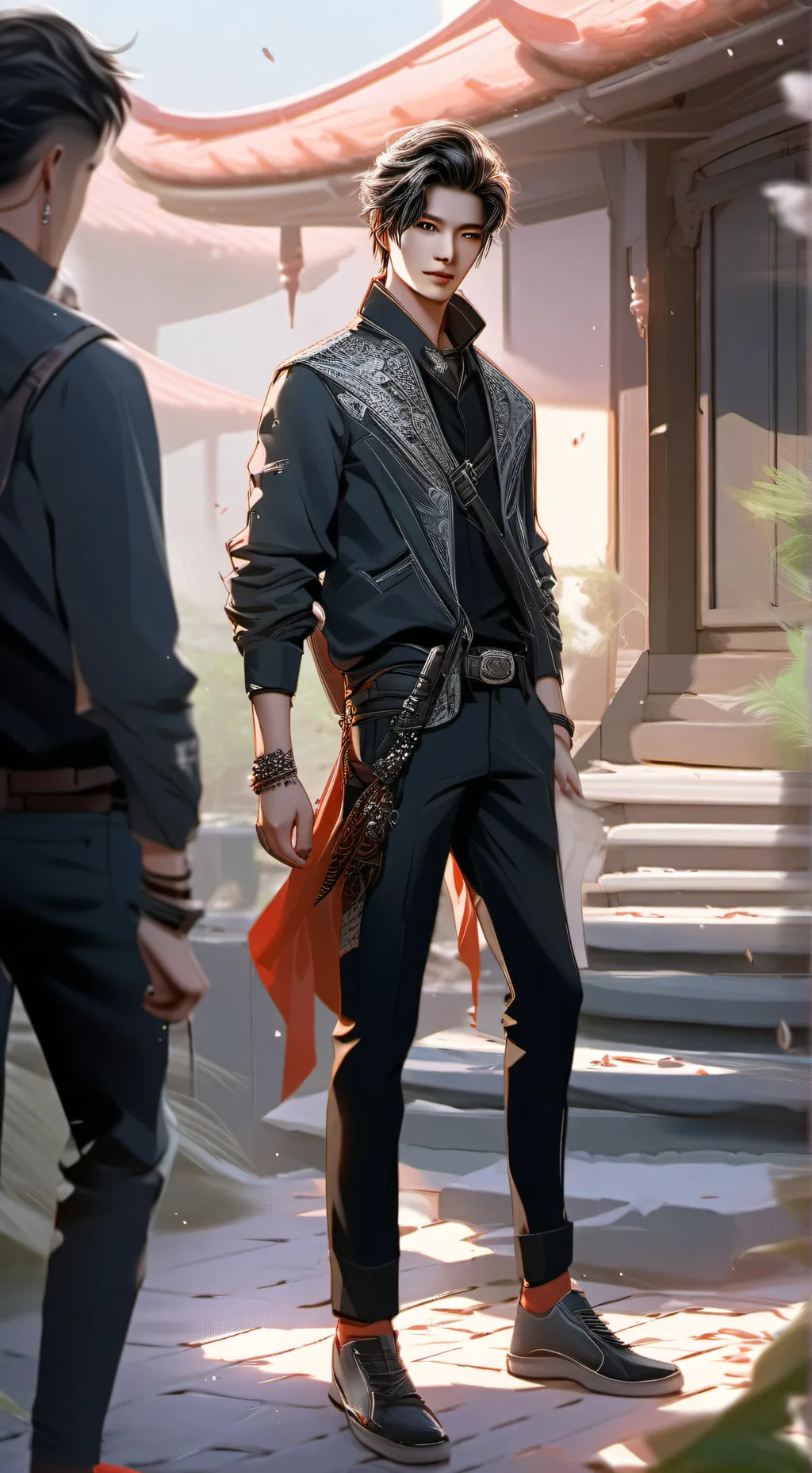 ai character: leo background