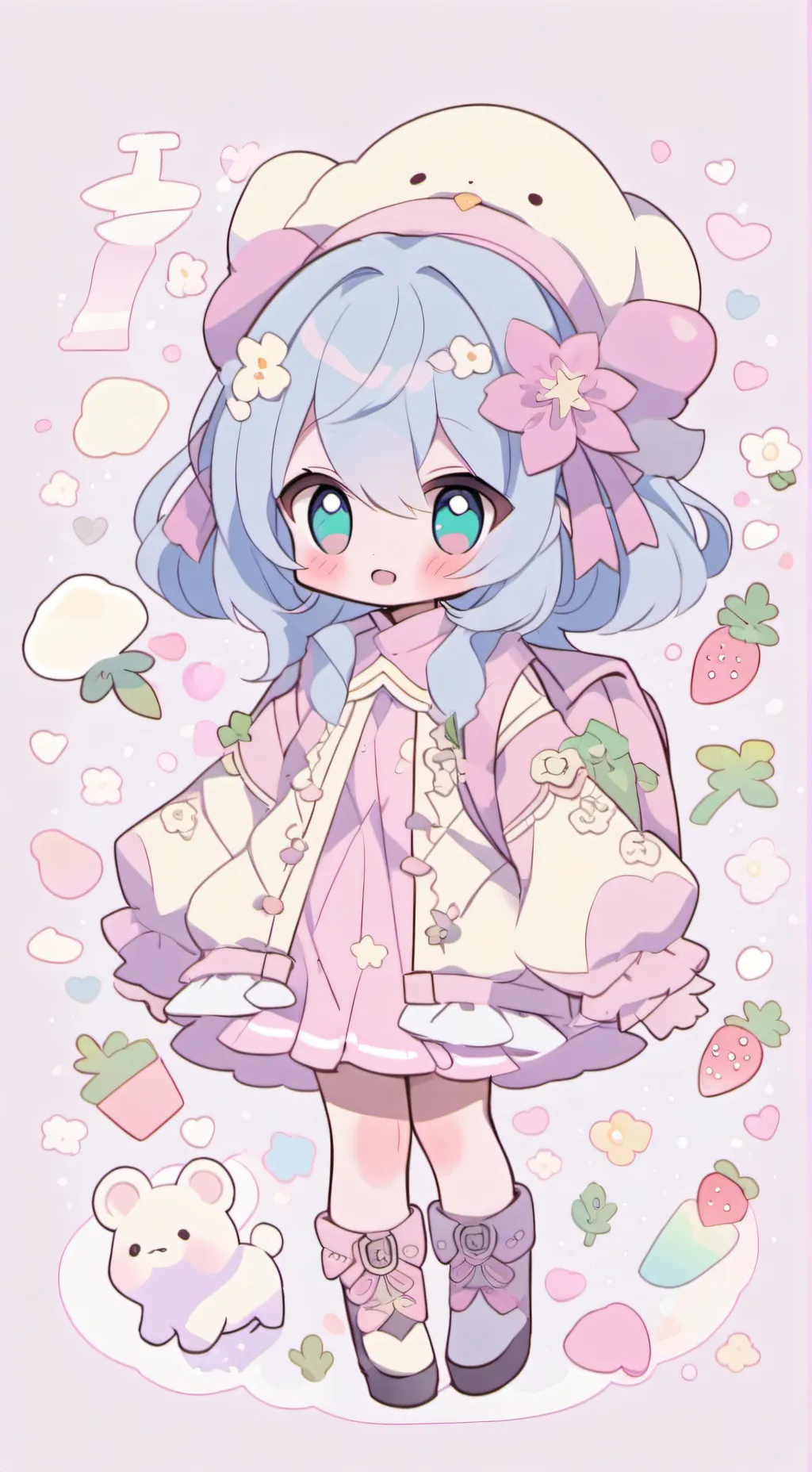 ai character: Мотя  background