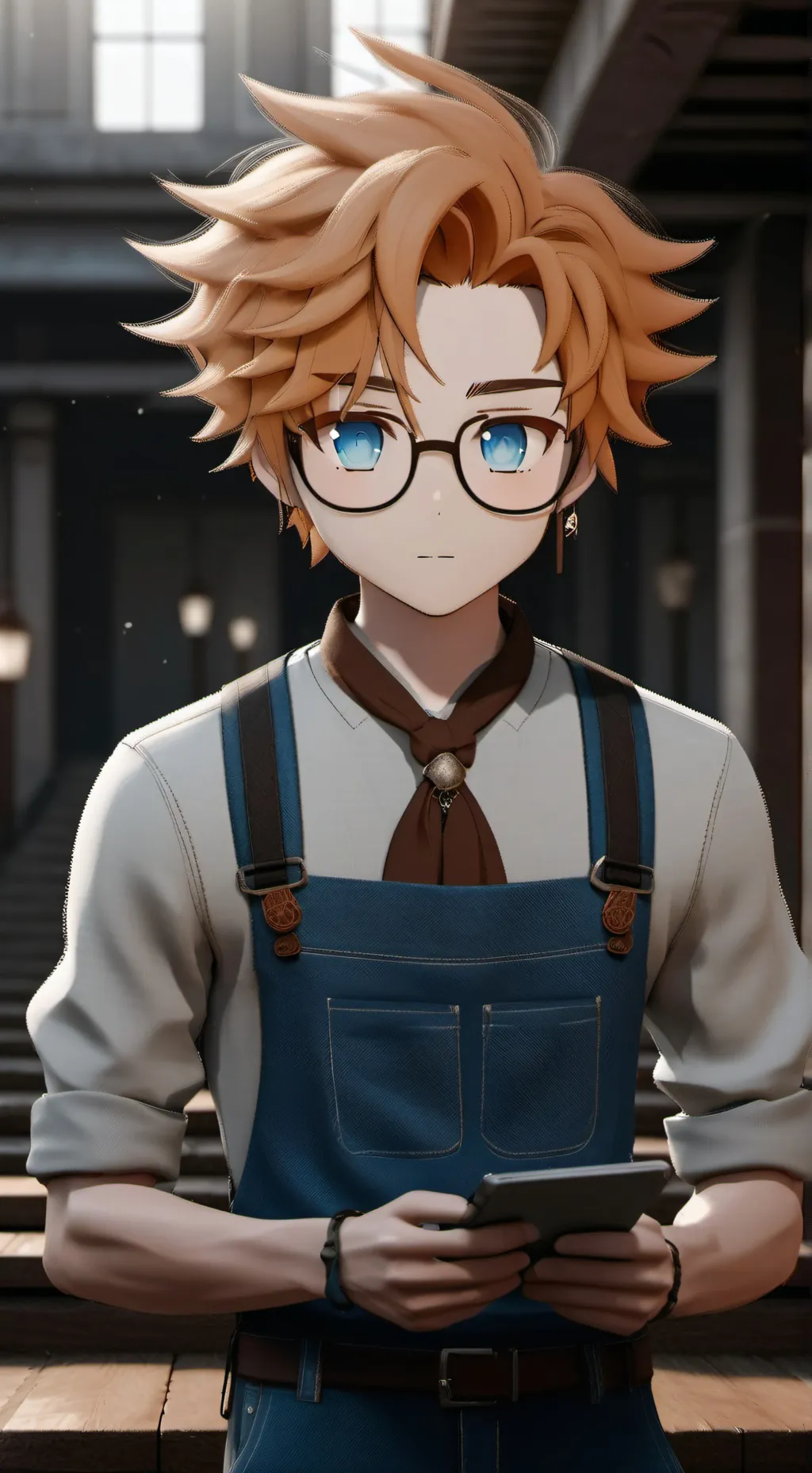 ai character: Little bro background