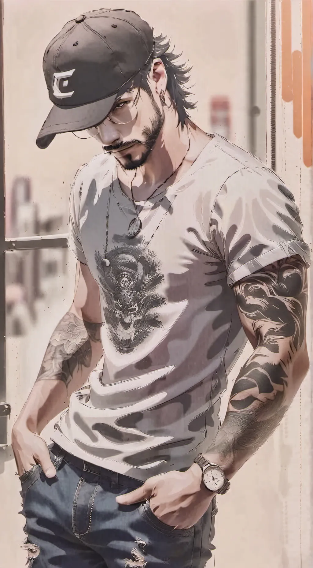 ai character: Kai background