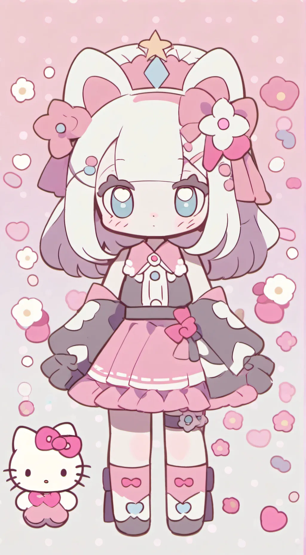 ai character: saniro charters  background