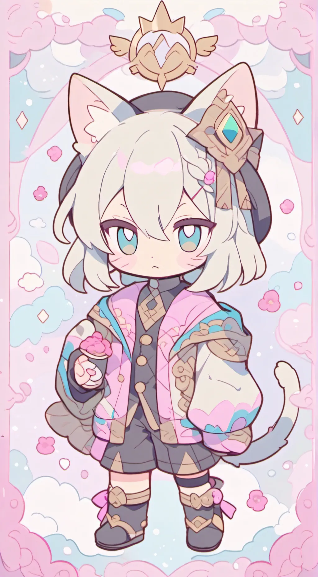 ai character: Hello Kitty 🩷🩷 background