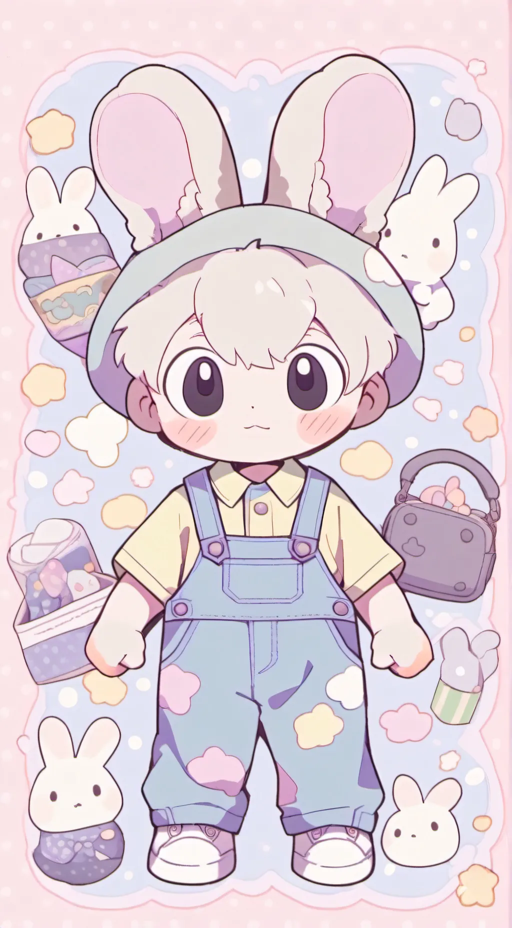 ai character: Лабубу background