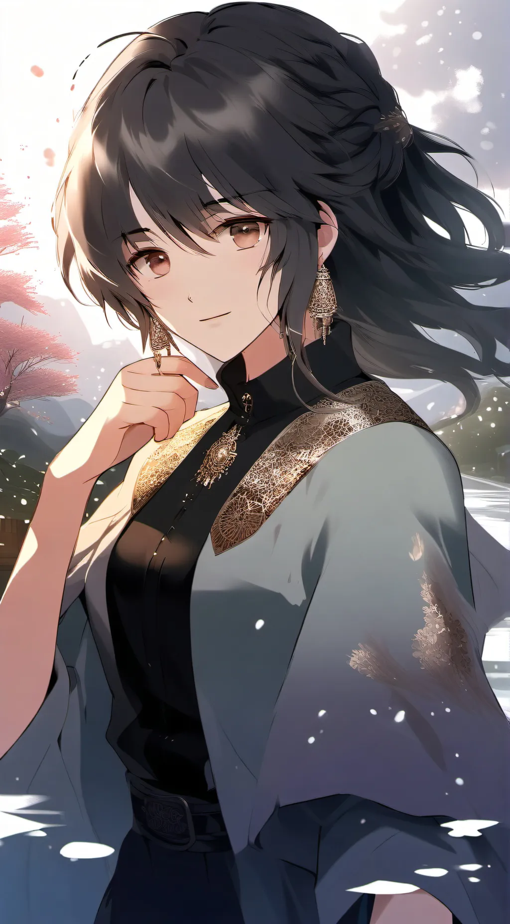 ai character: подруга background