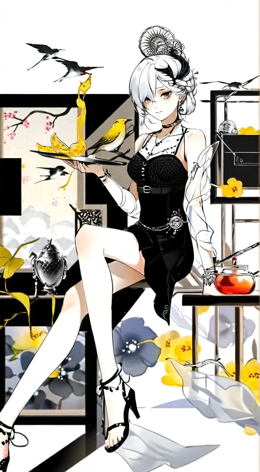 ai character: master kagaya  background