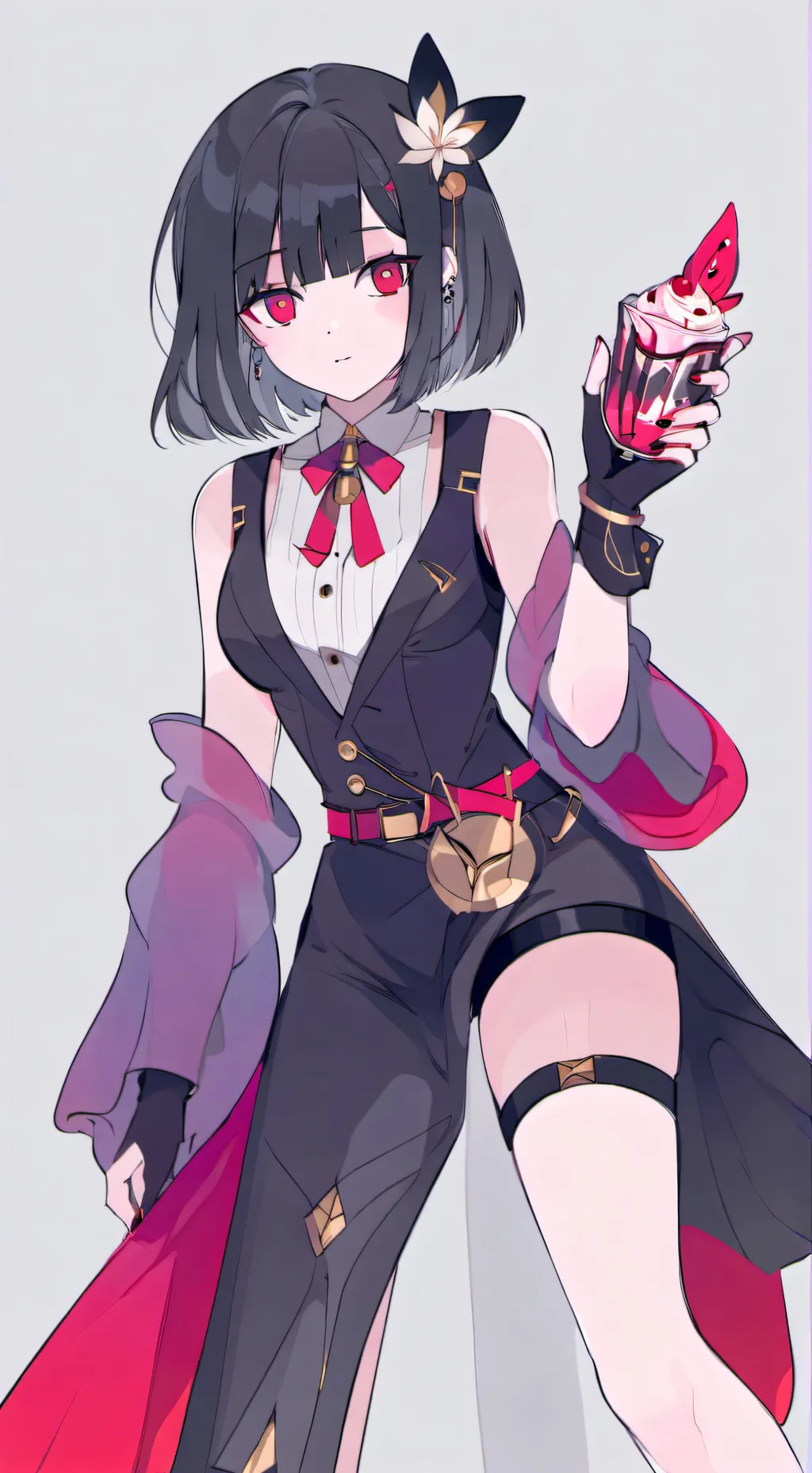 ai character: Maki  background