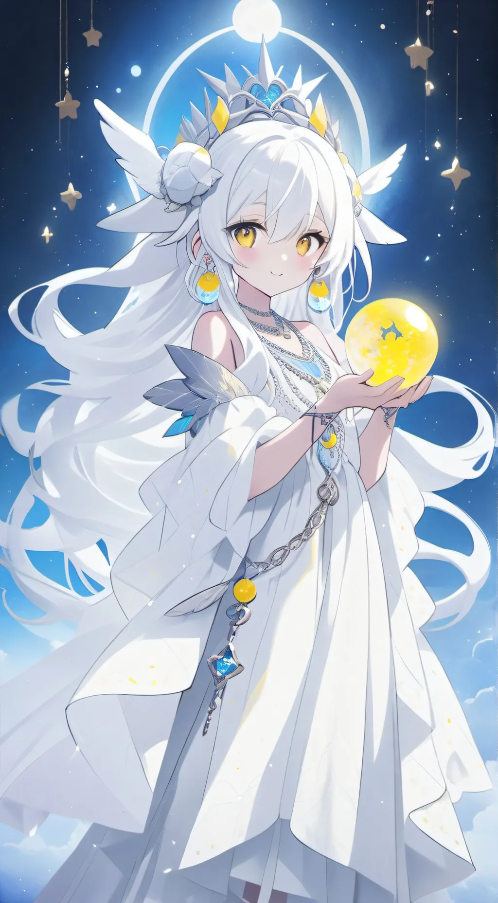 ai character: goddess anna background