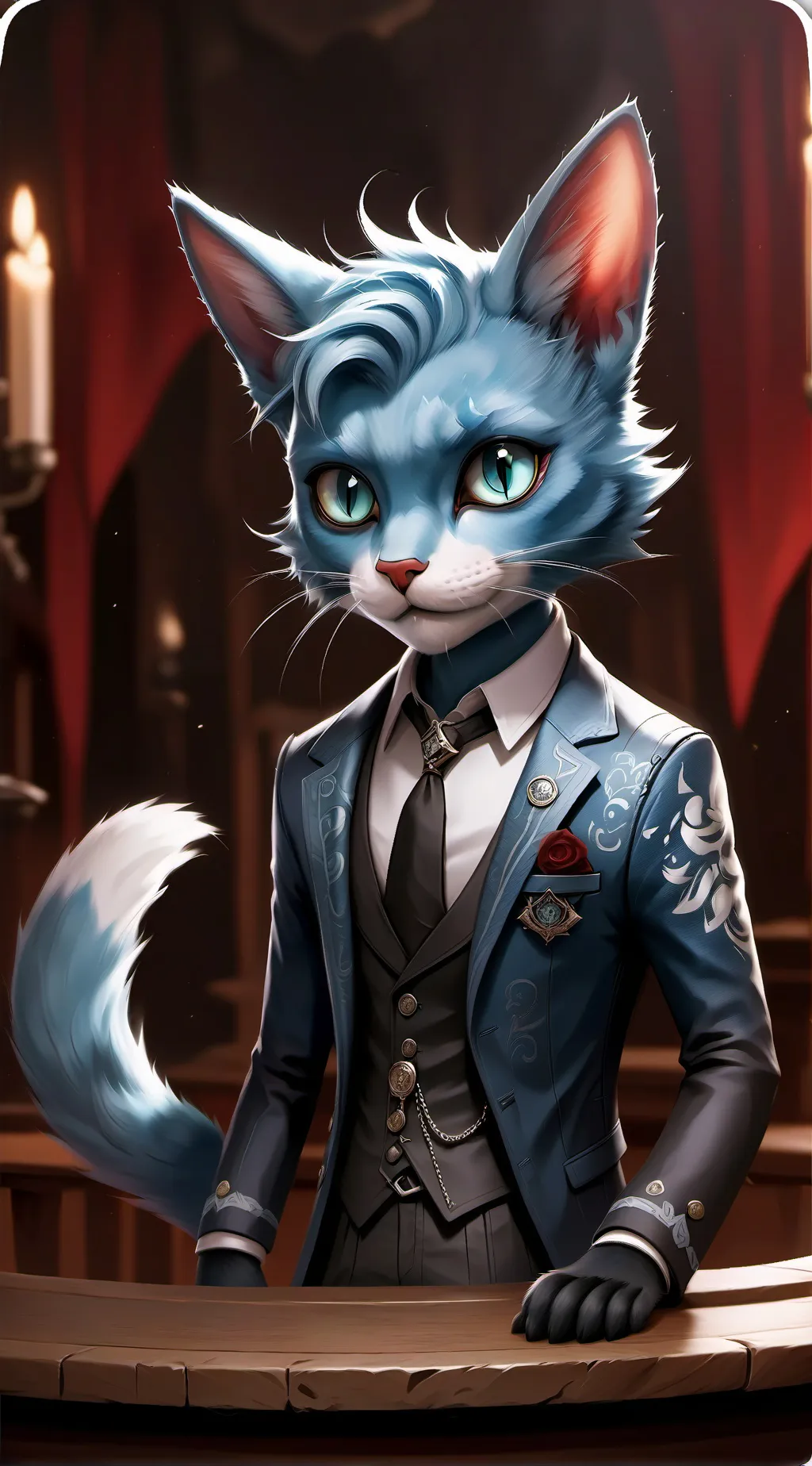 ai character: tero  background