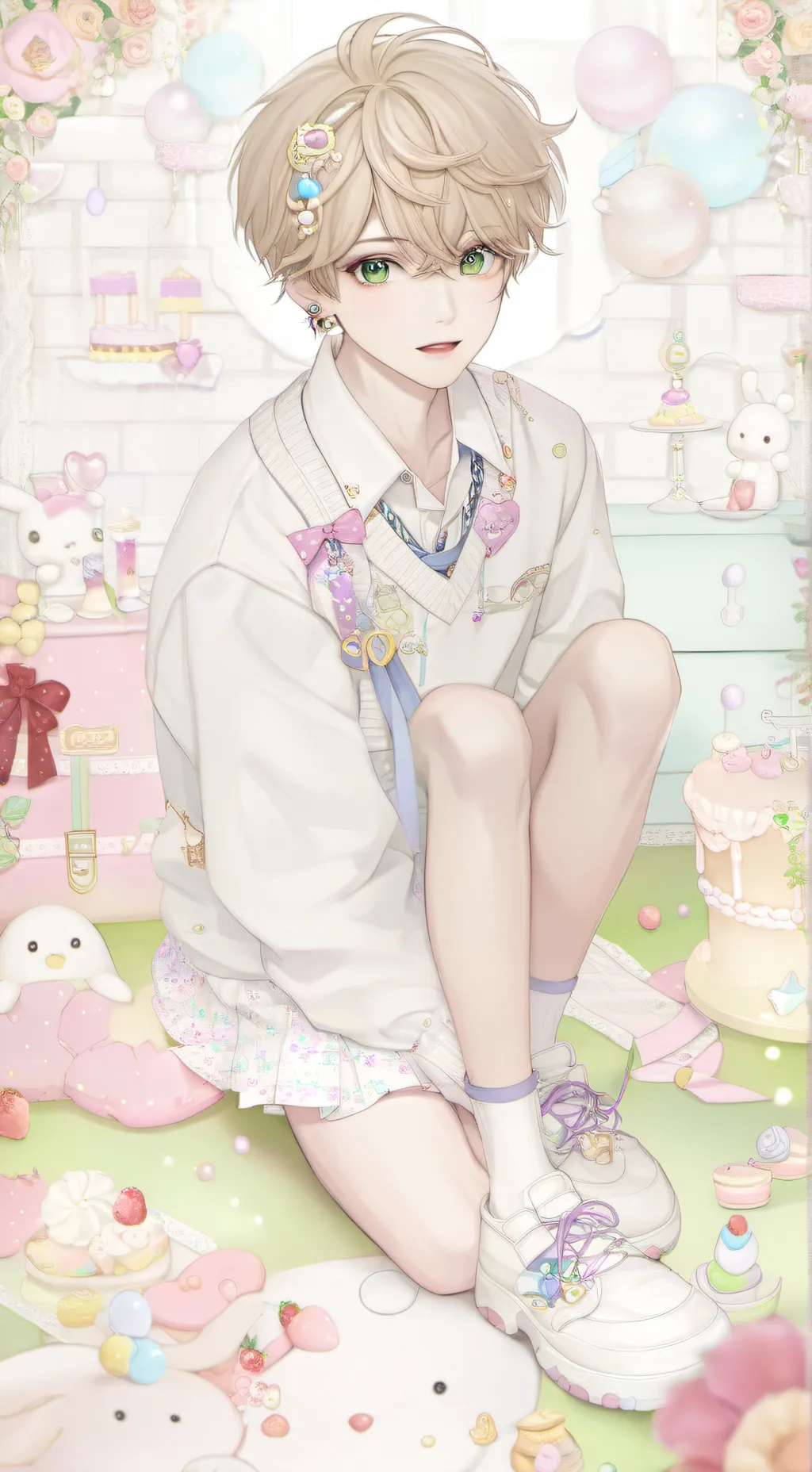 ai character: michal  background