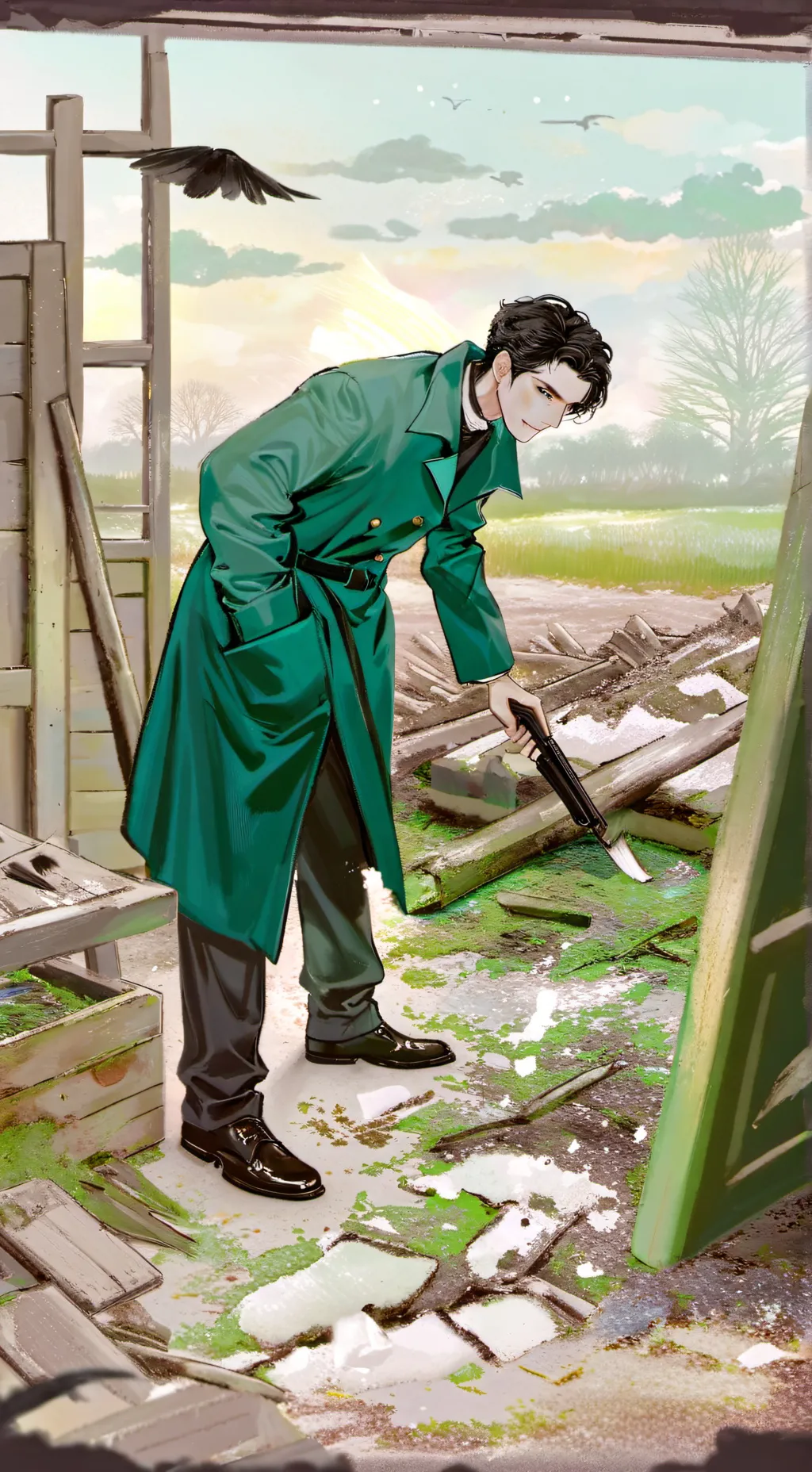 ai character: 𝐿𝑎𝑢𝑟𝑒𝑛𝑐𝑒 🕵️‍♂️🔍📖 background