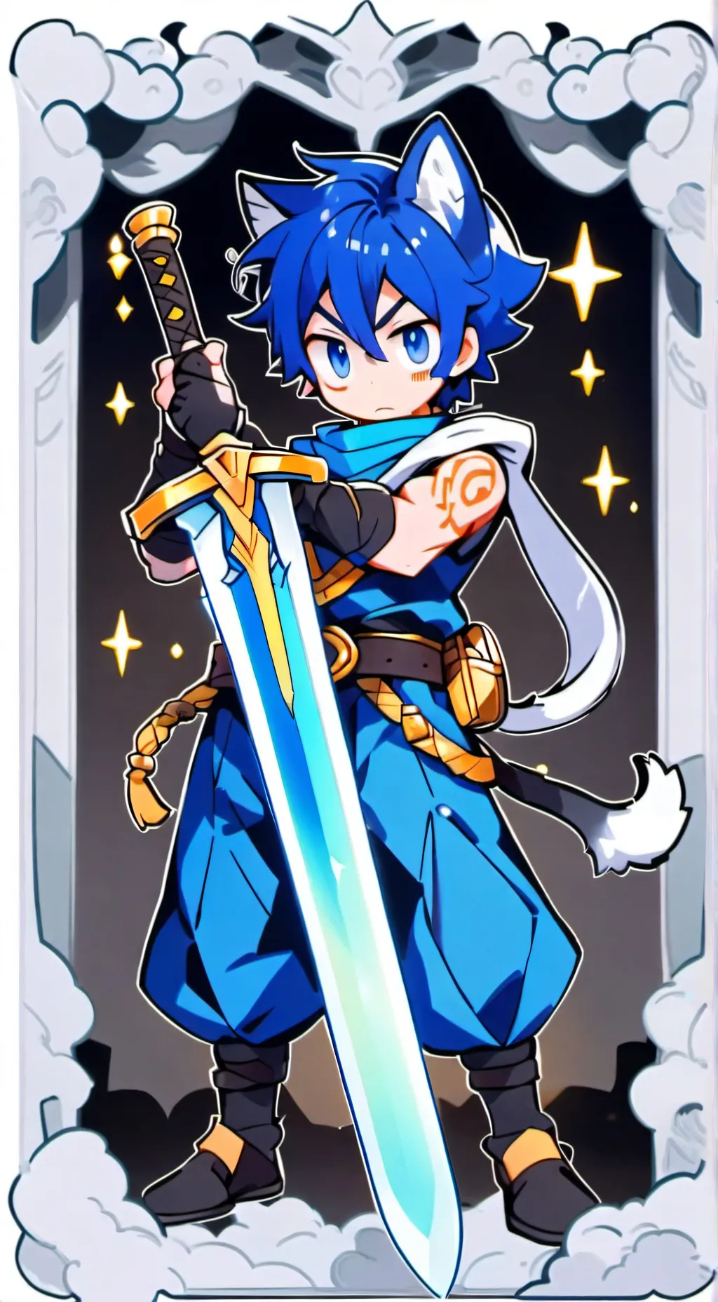 ai character: Blue Thunder background