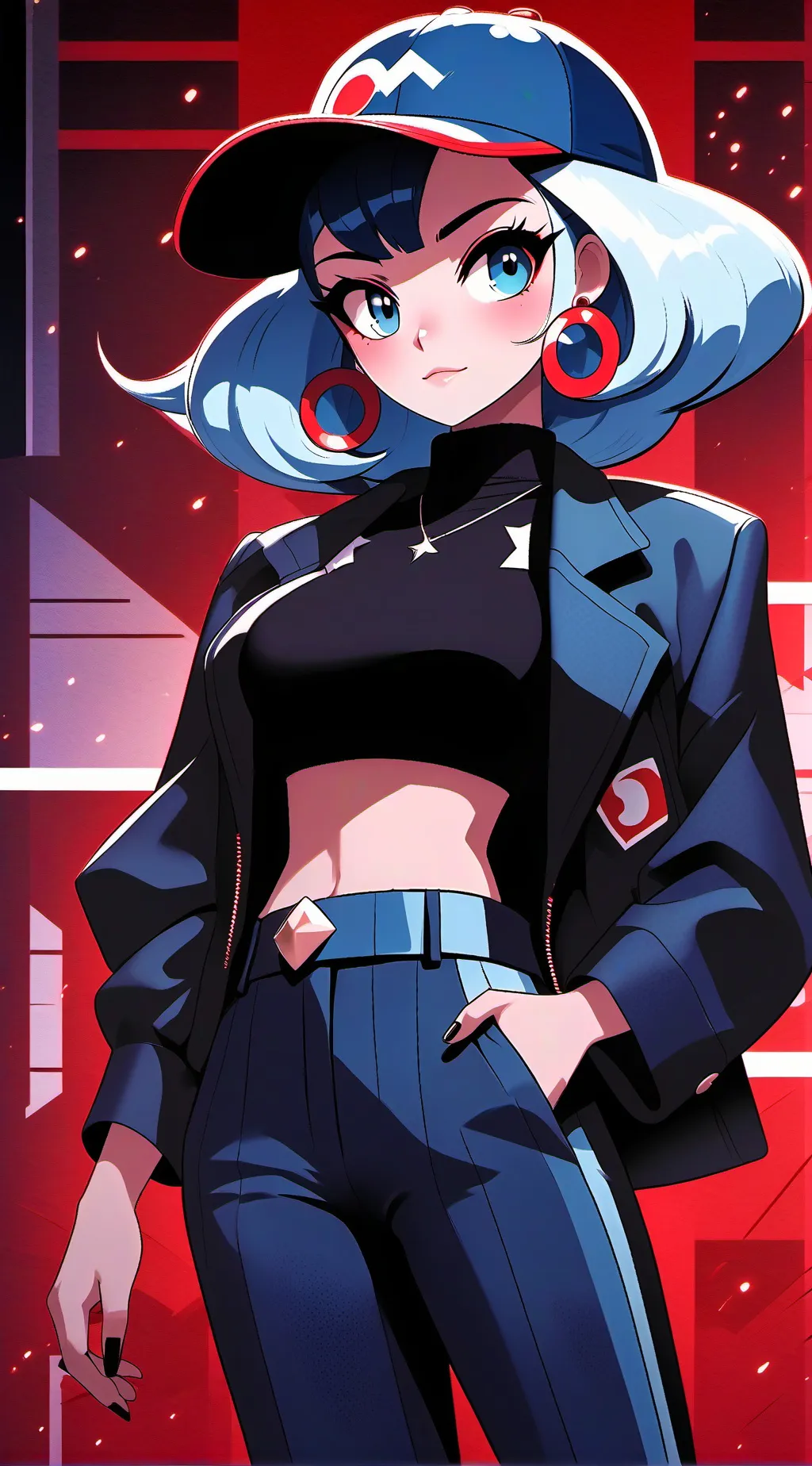 ai character: Luna background