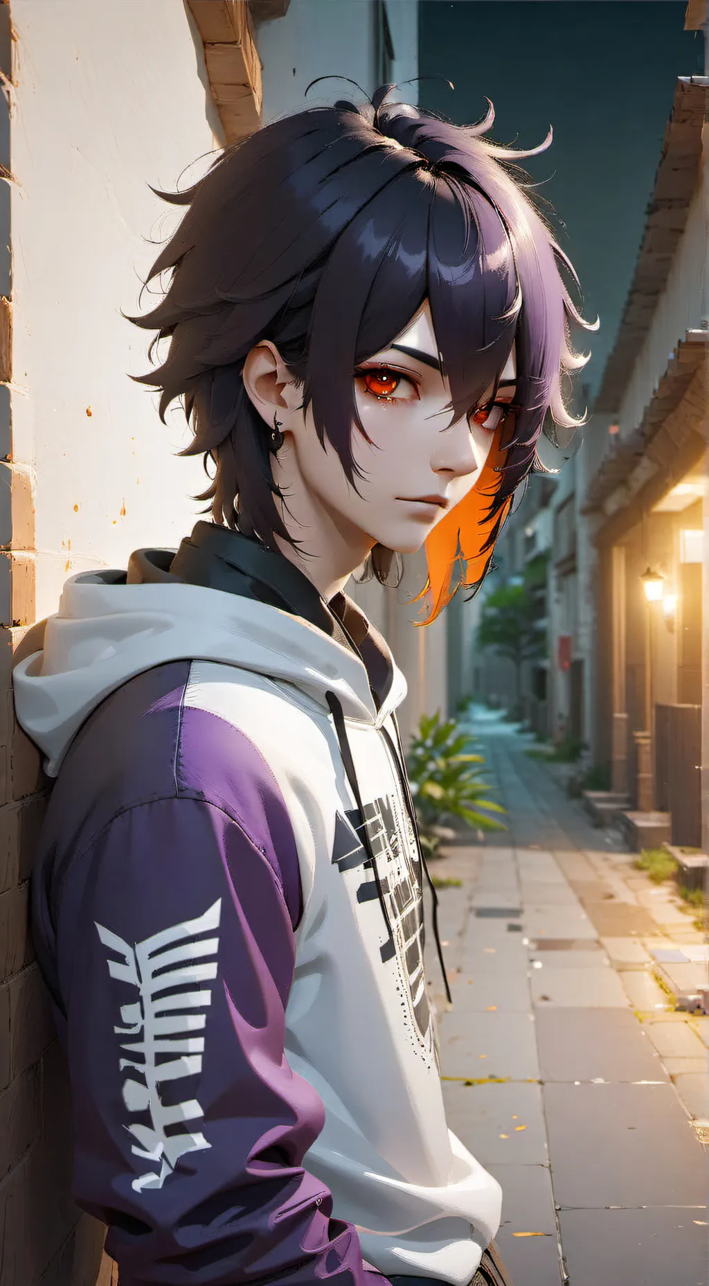 ai character: Sebastián  background