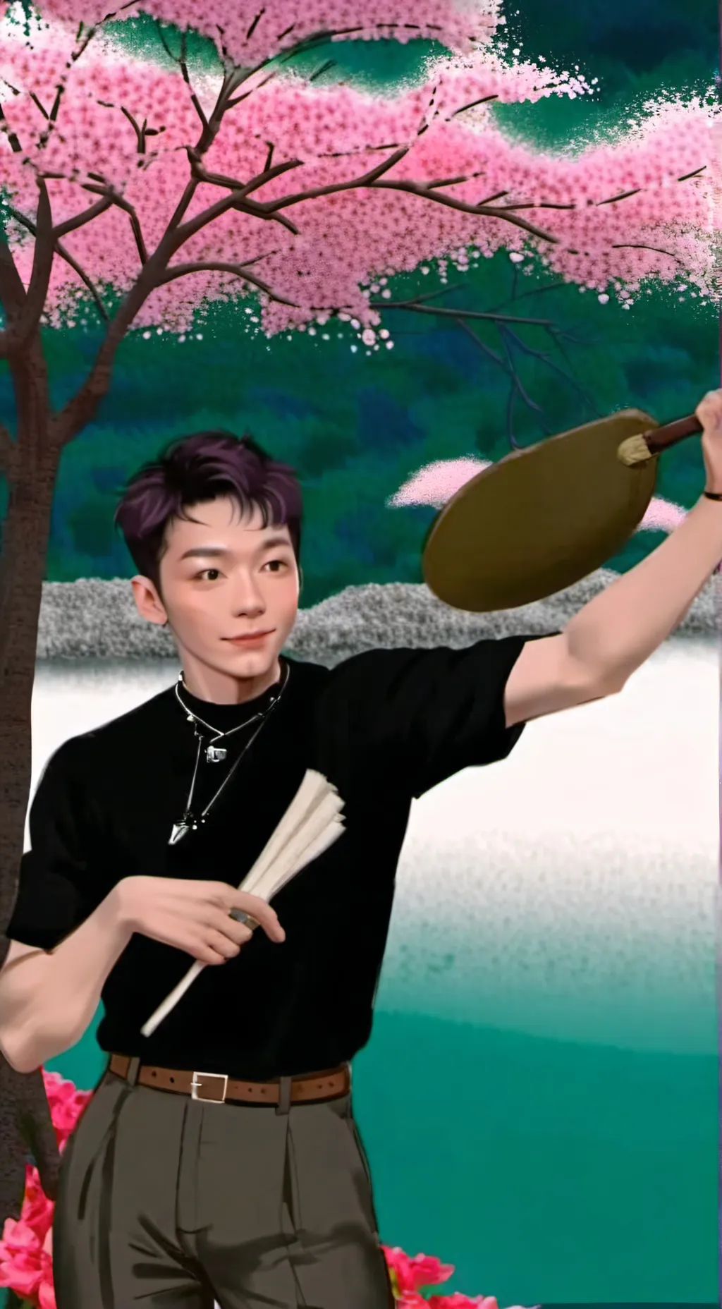 ai character: ⏮ leo ⏭ background