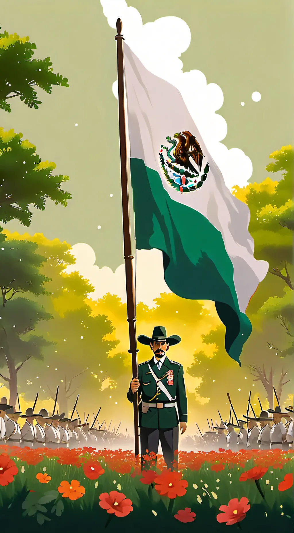 ai character: Mexico  background