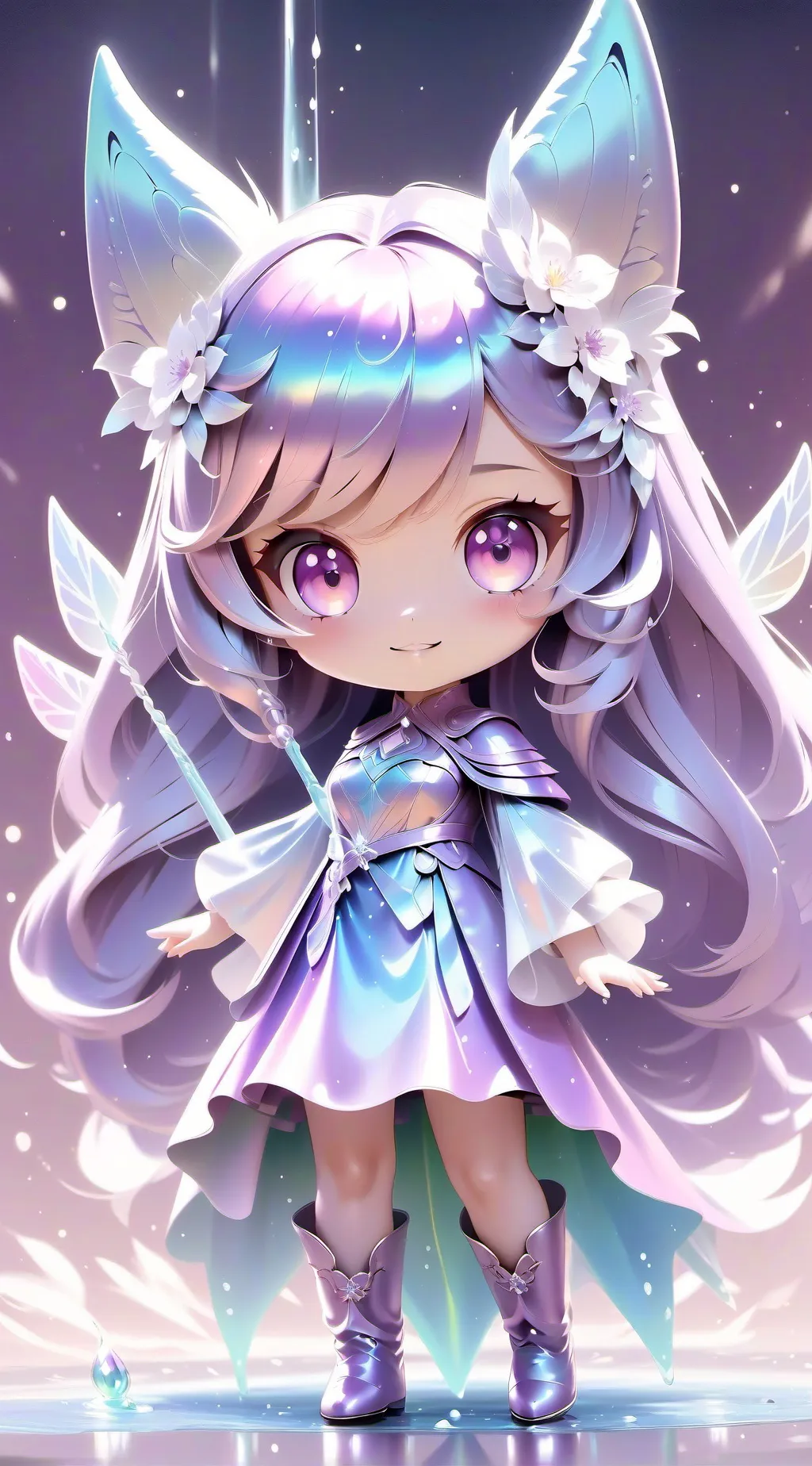 ai character: ta fille  background