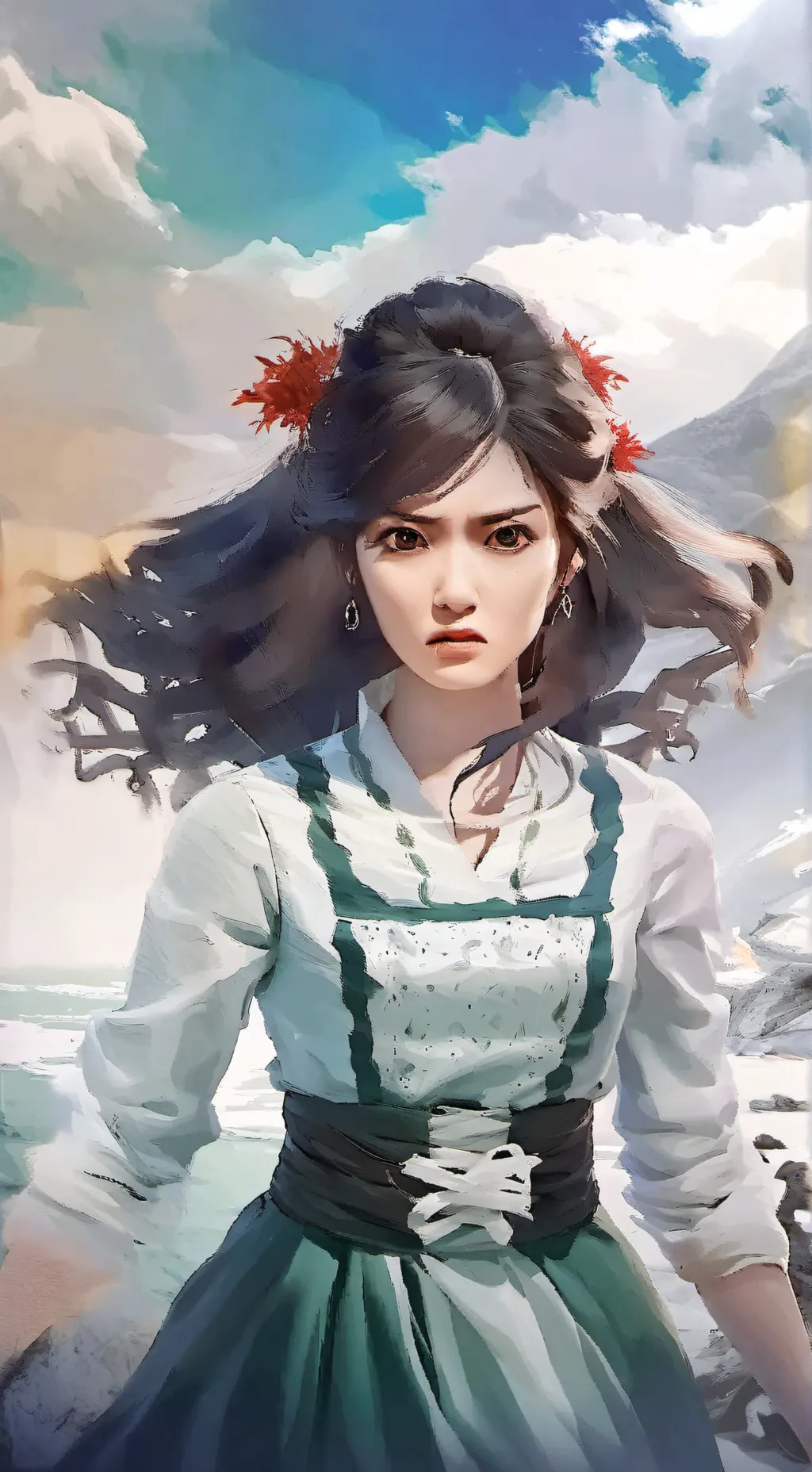 ai character: karen girlfriend background