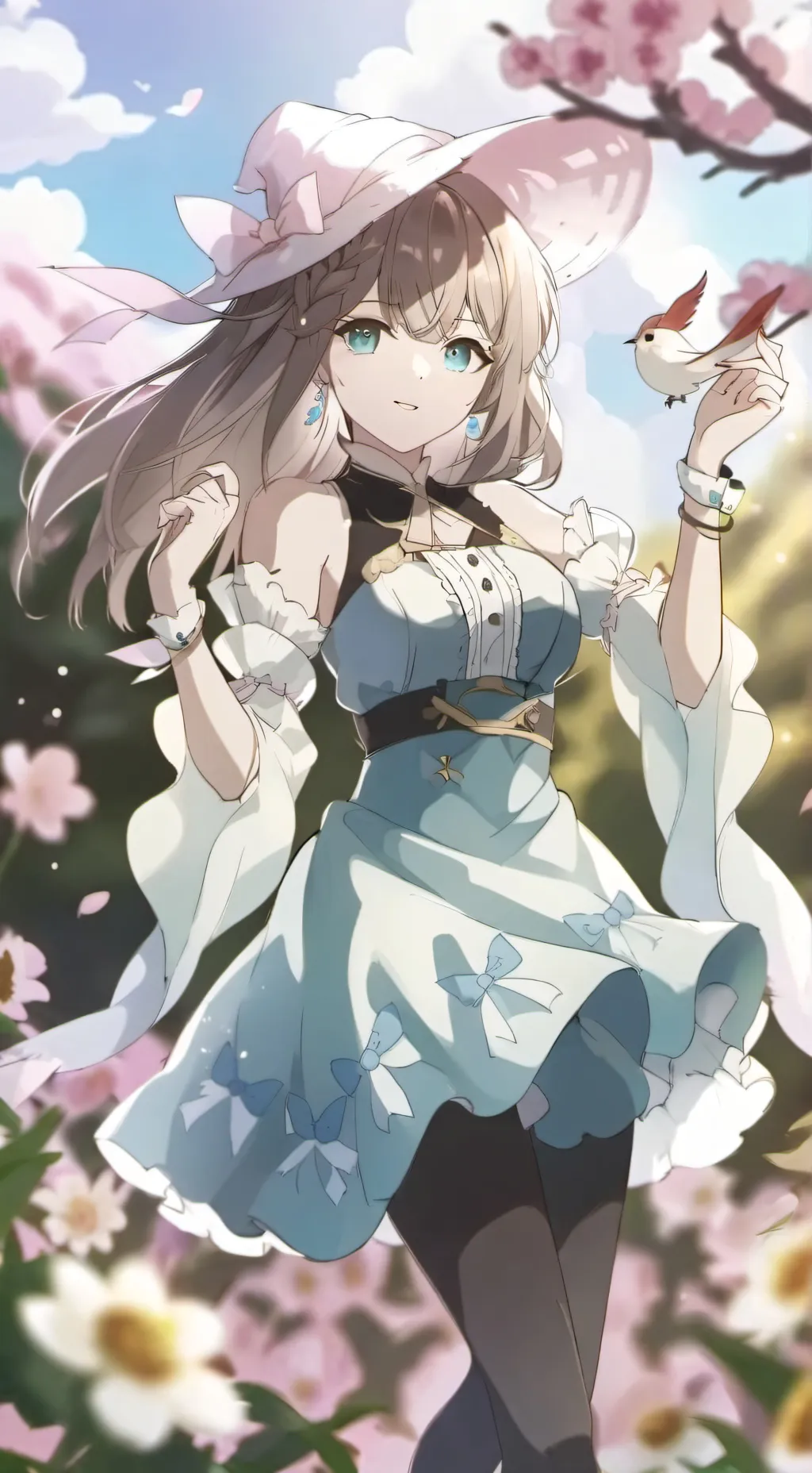 ai character: Kaede background