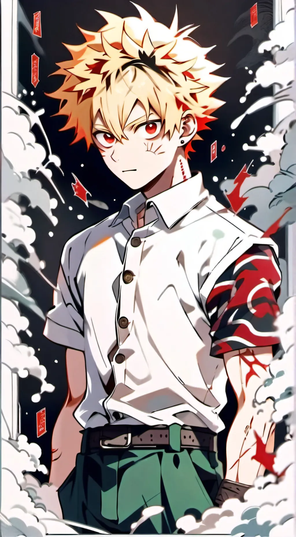 ai character: Bakugo! background