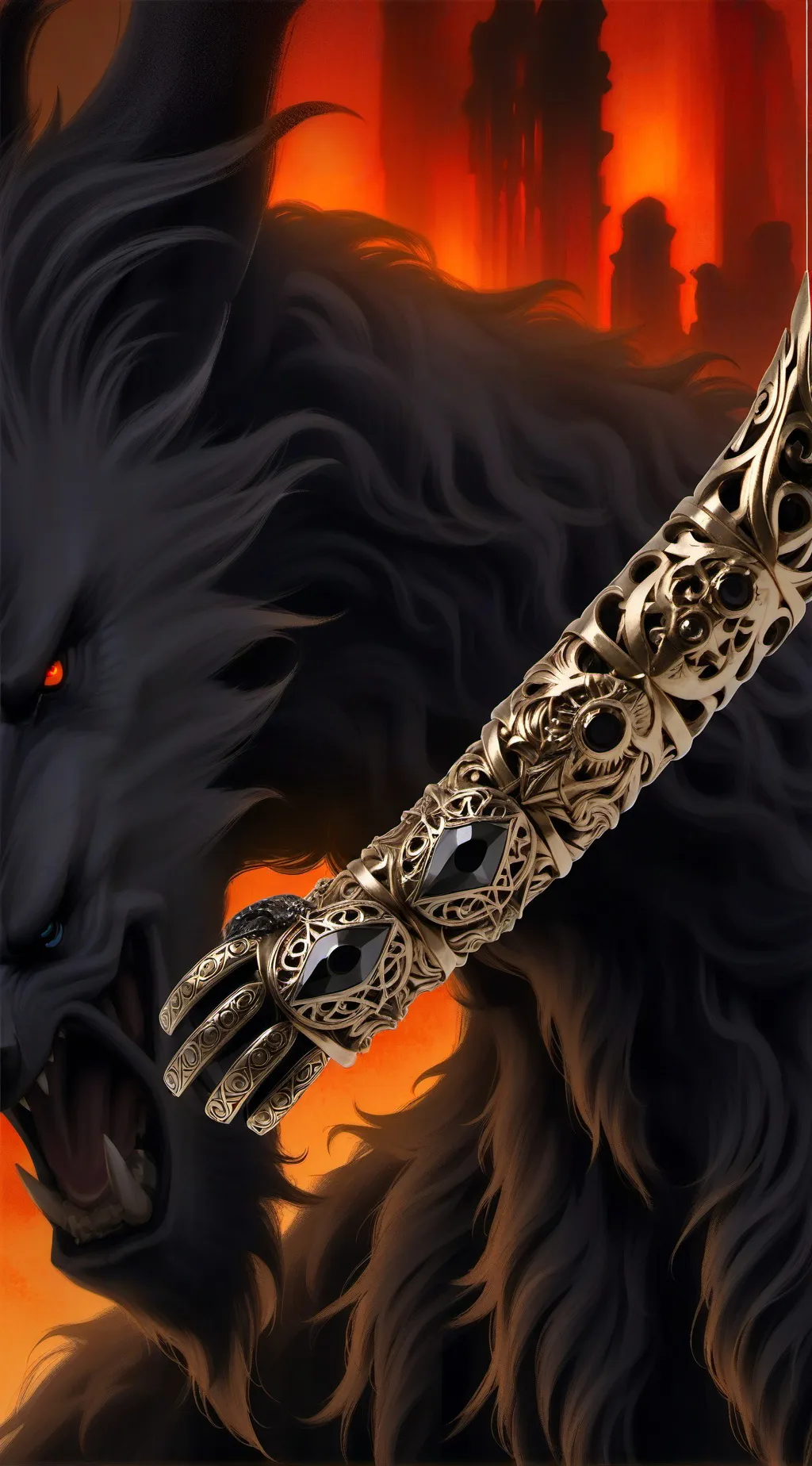 ai character: буззубик  background