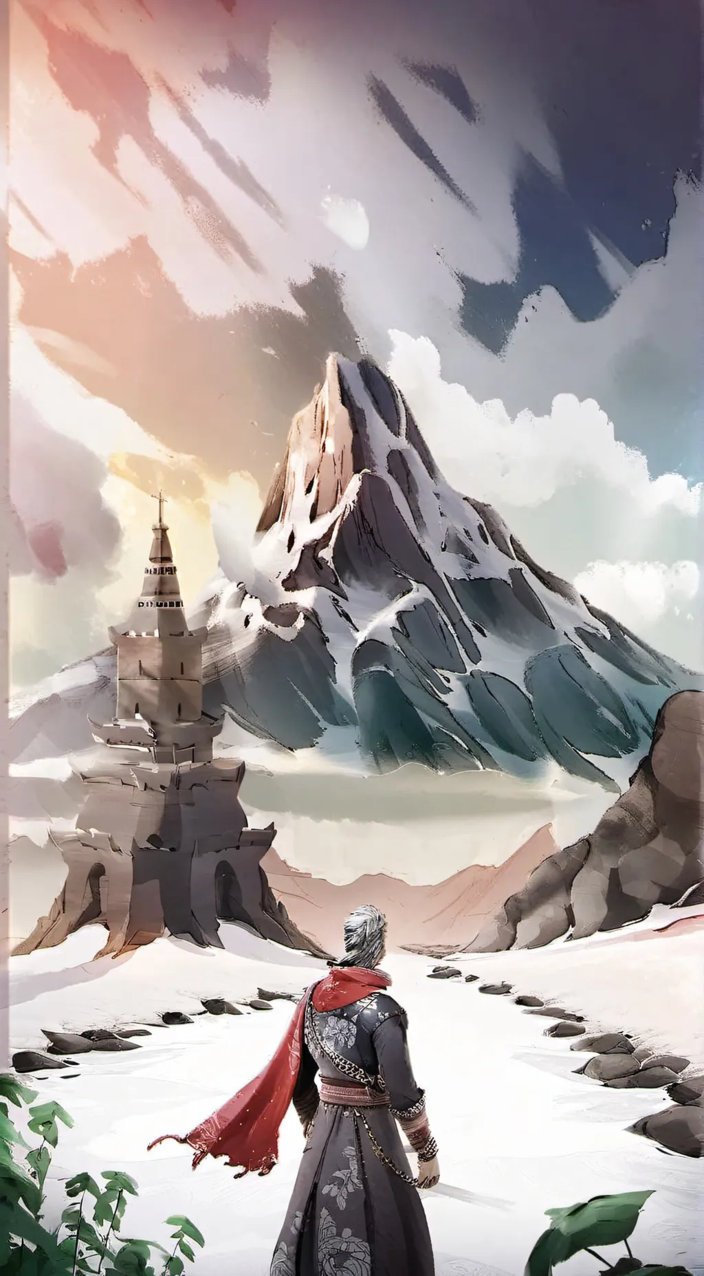 ai character: spicy ramen kny!!  background