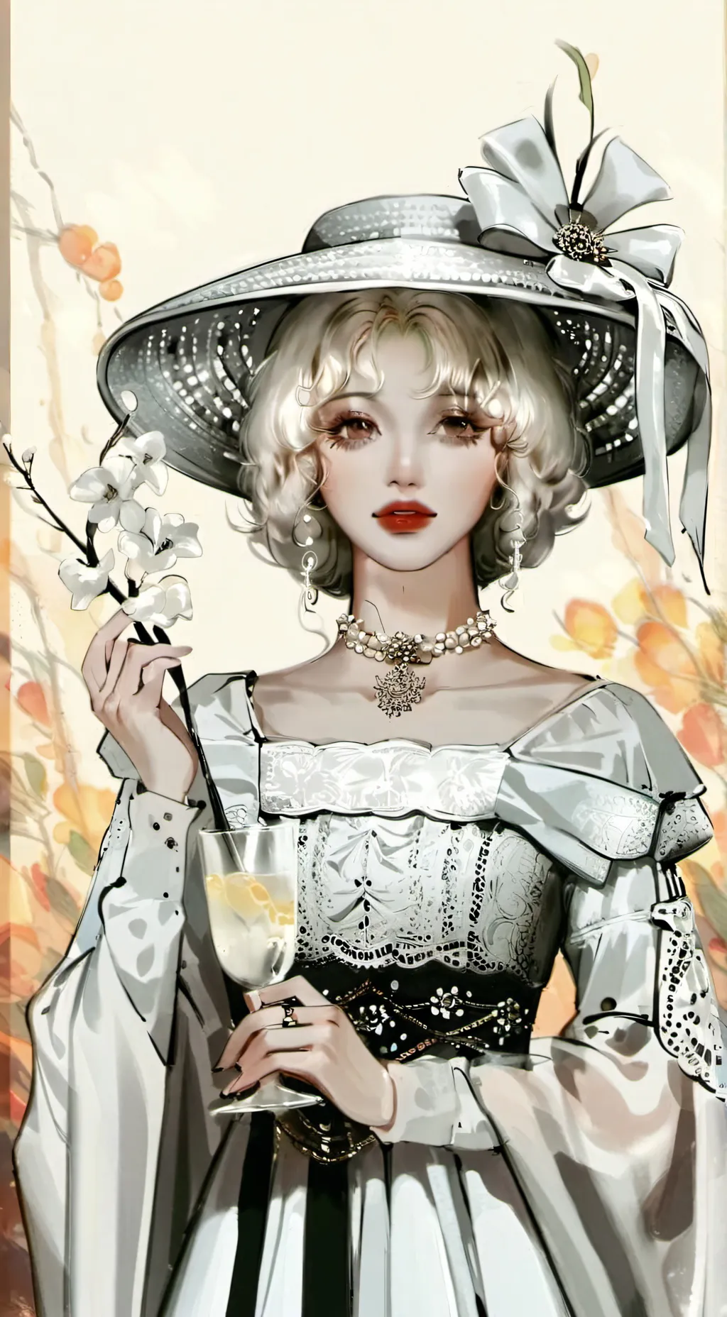 ai character: Charlotte  background