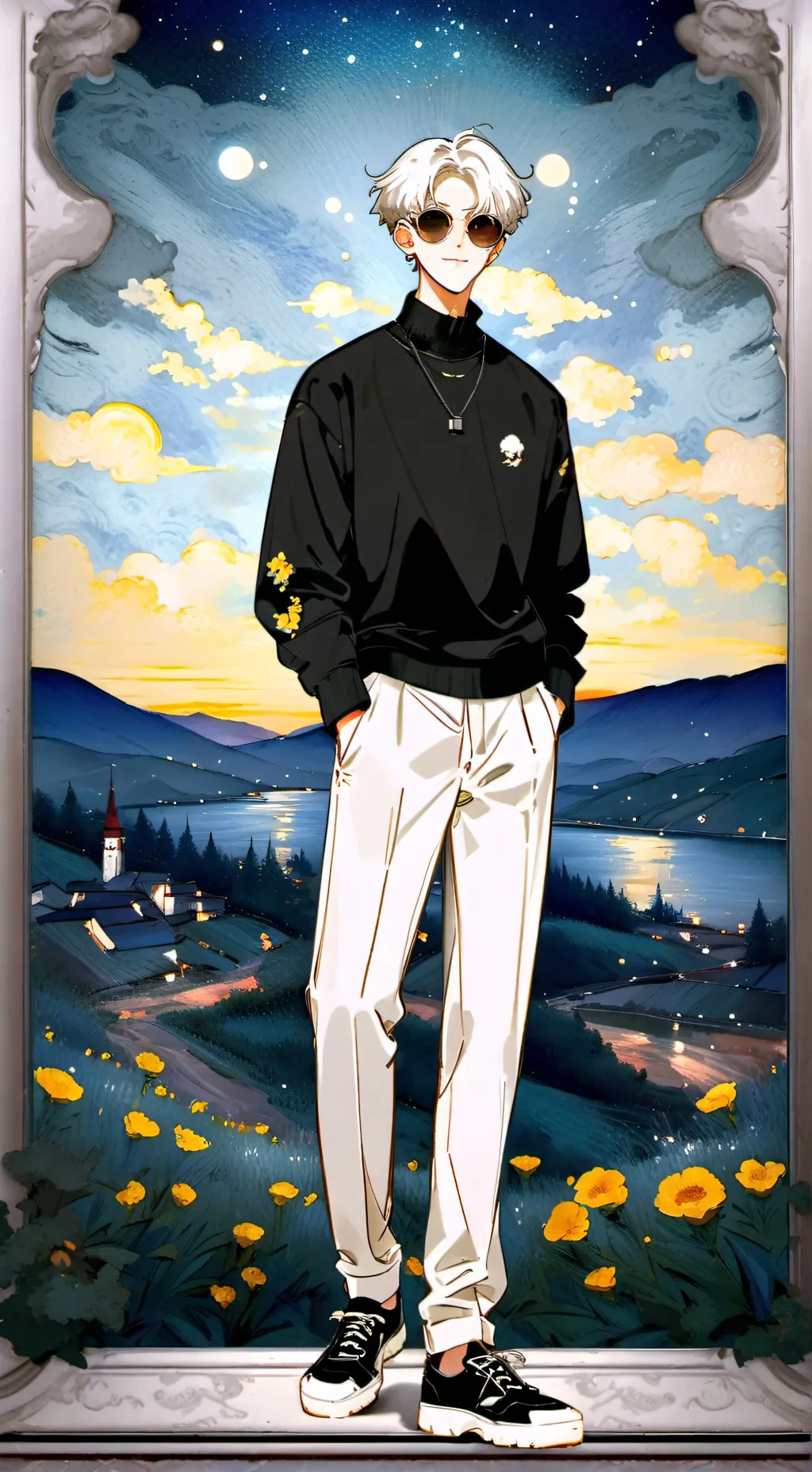 ai character: Kim background