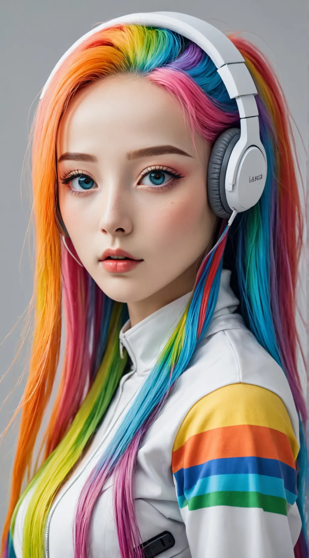 ai character: SHRAINBOW background