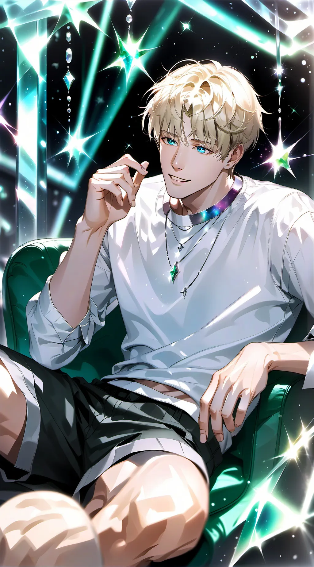 ai character: Blonde Charmer background