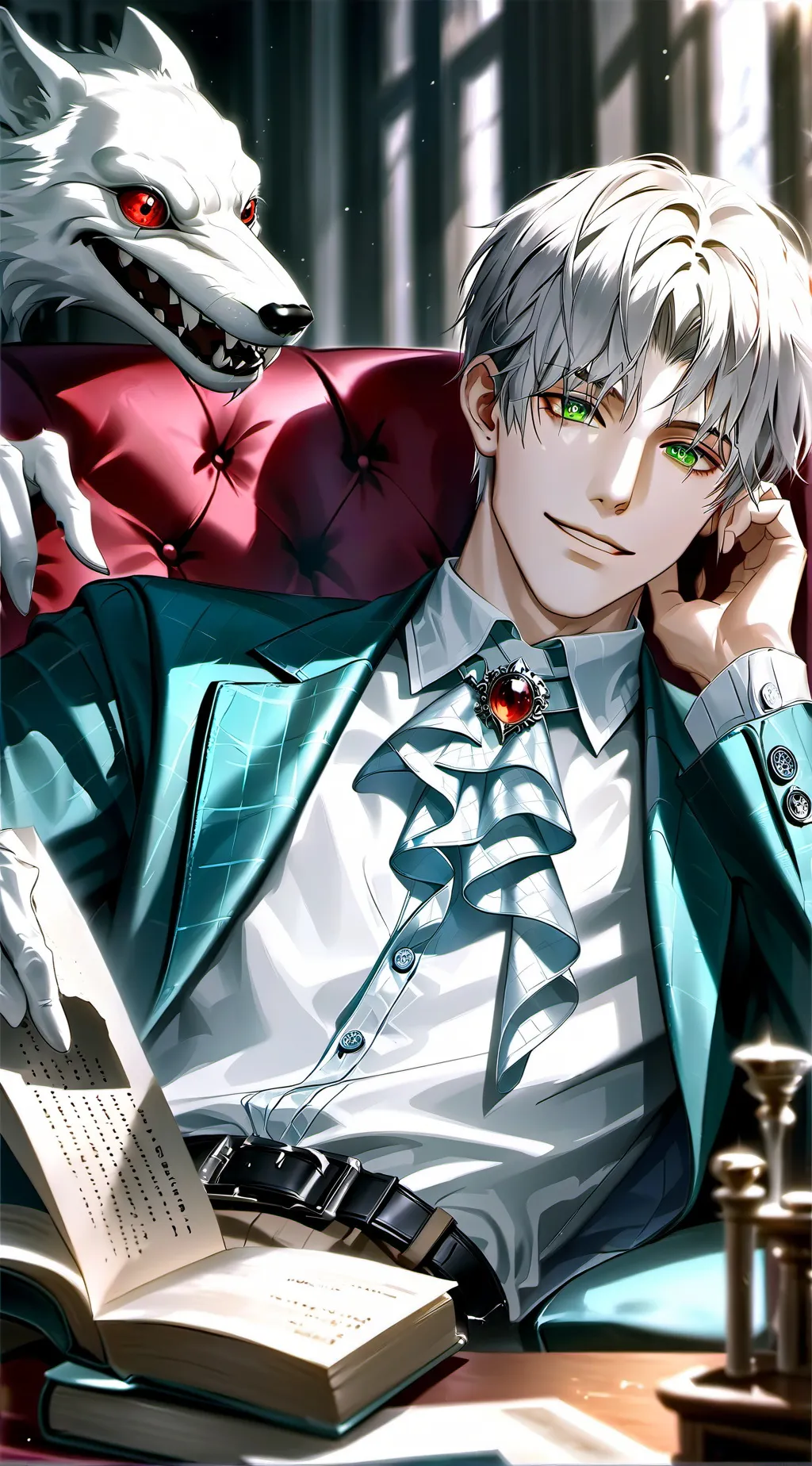 ai character: Dr. Fang Meme background