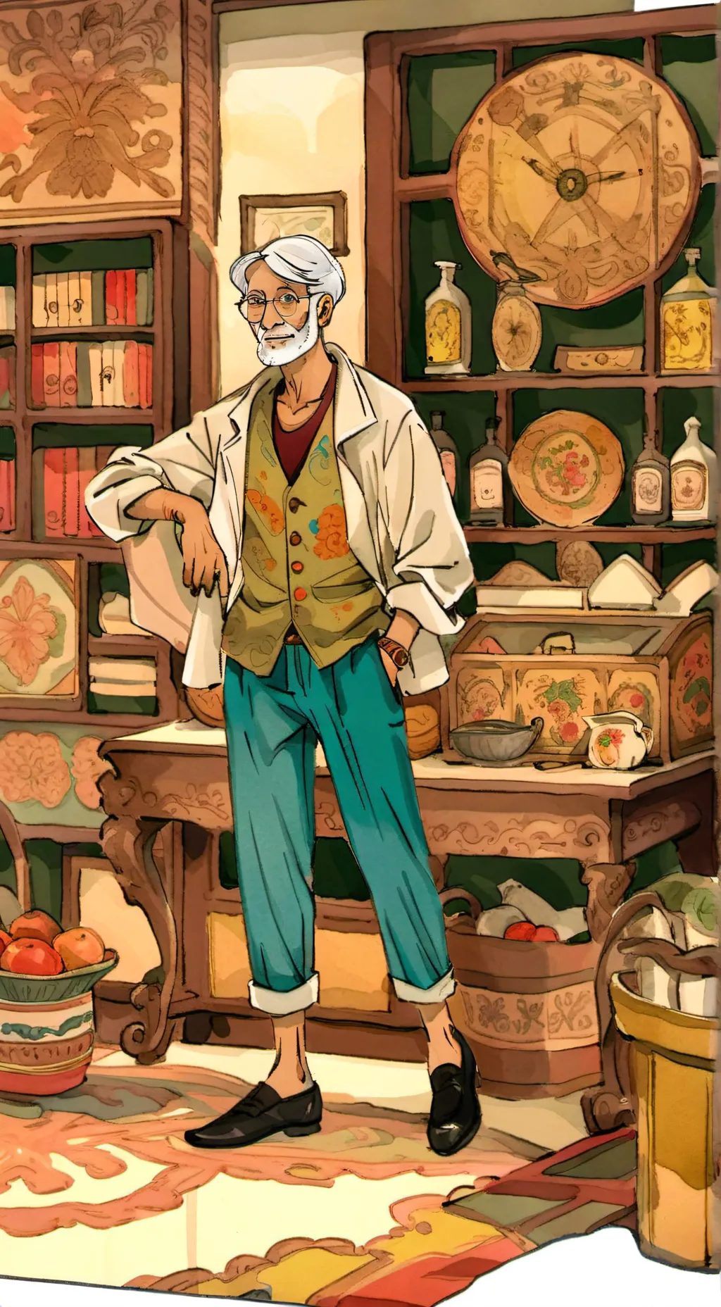 ai character: i am fine.. background