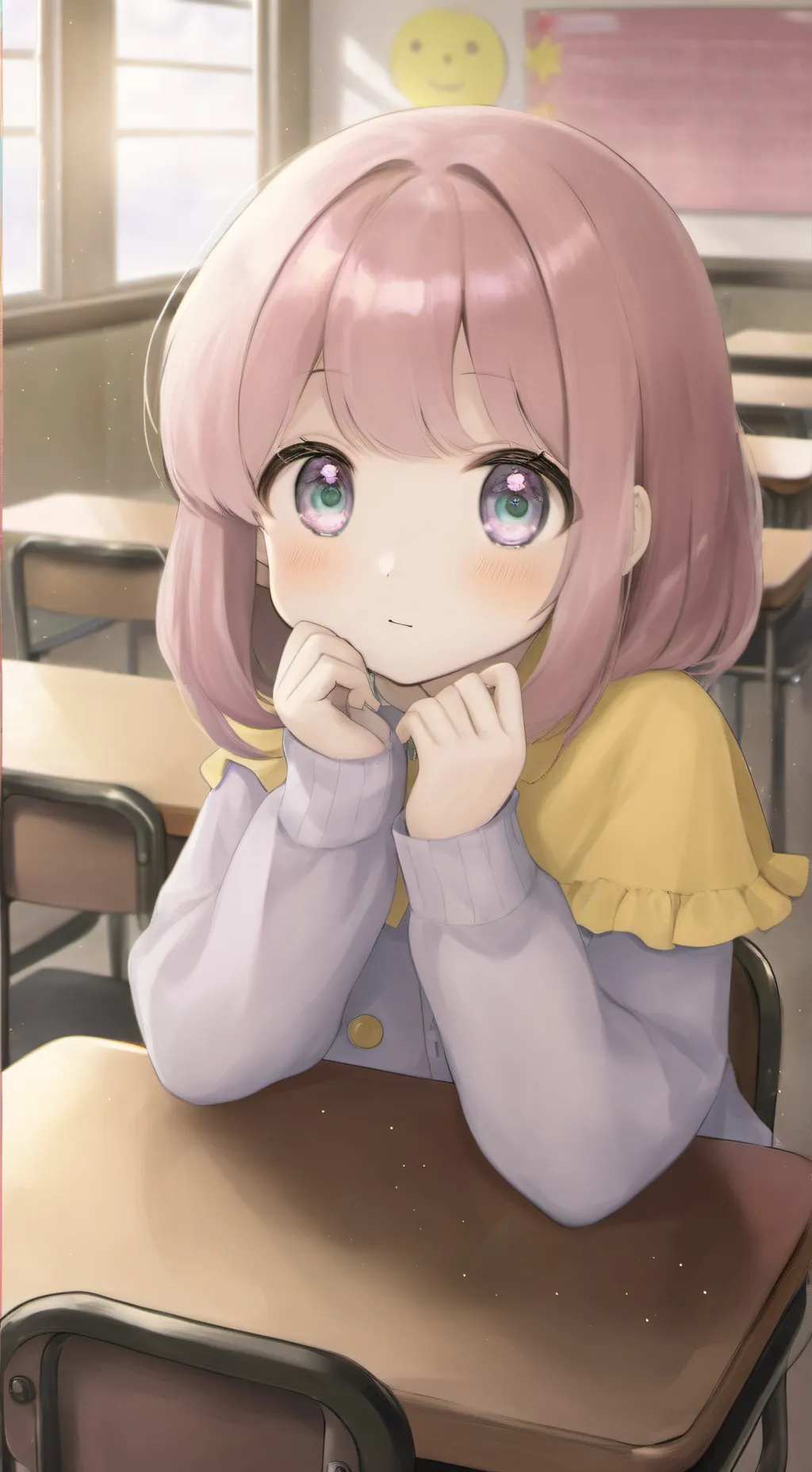 ai character: New student 🧑‍🎓 background