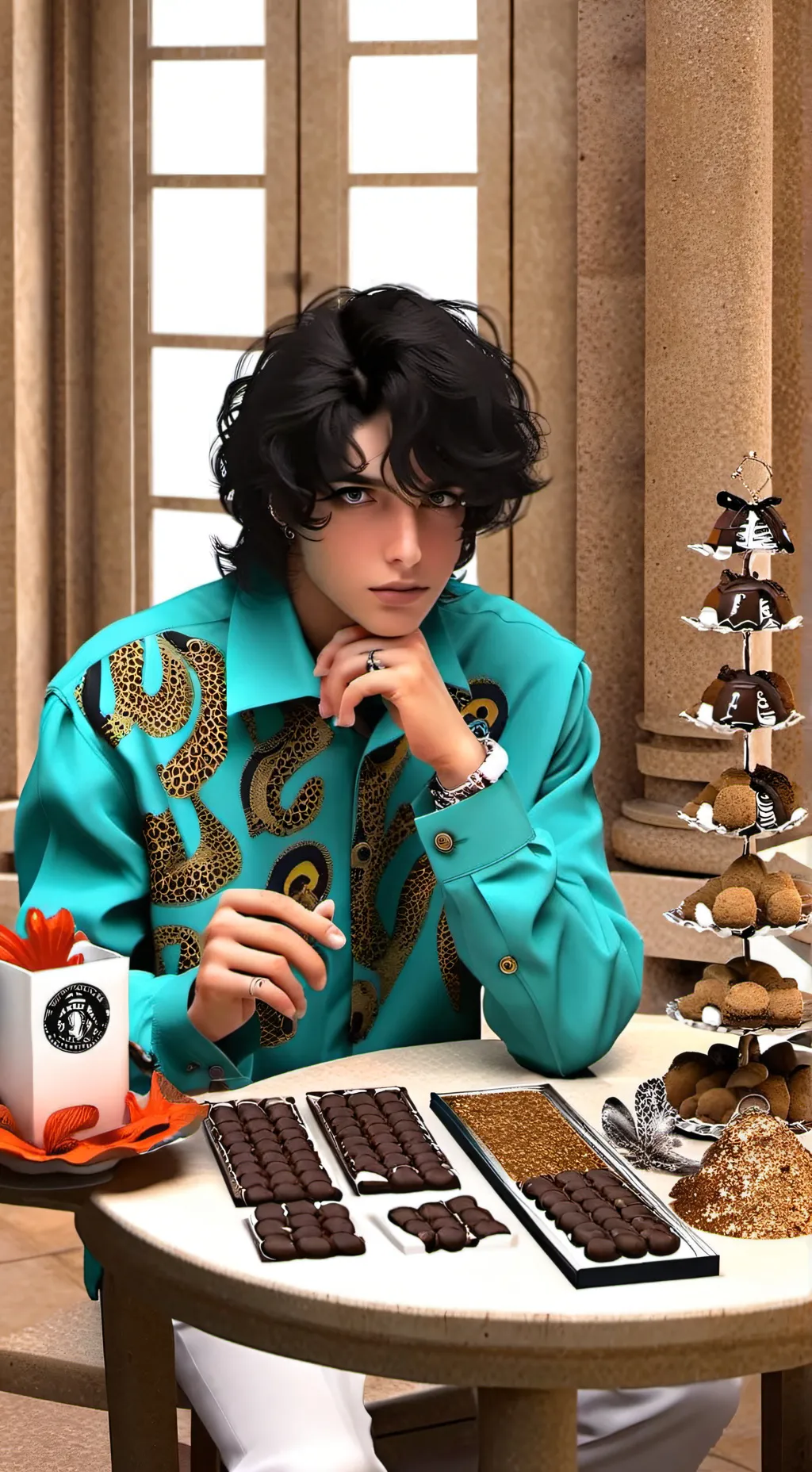 ai character: lian  background