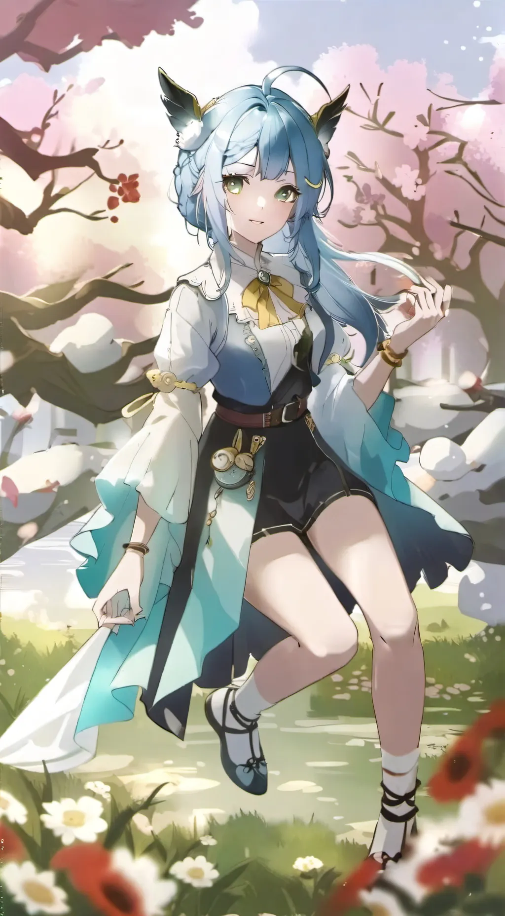 ai character: Crystal background