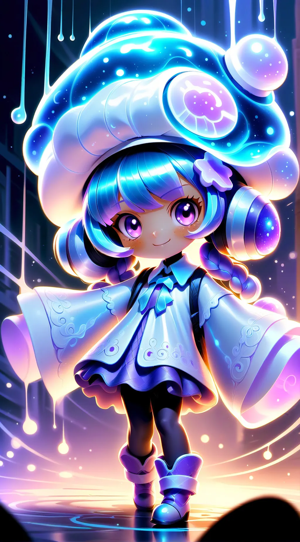 ai character: Milky Way Cookie background