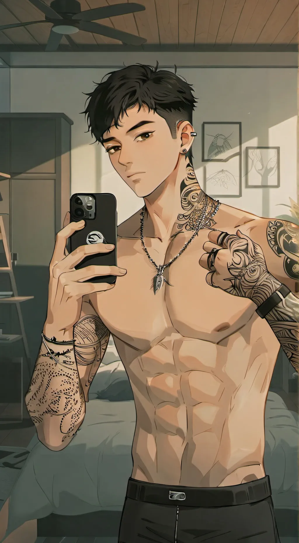 ai character: Takeru um background