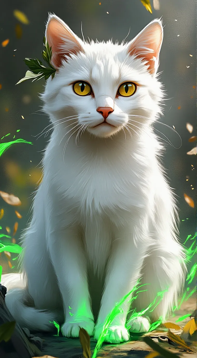 ai character: Artic'Leaf (OC) background