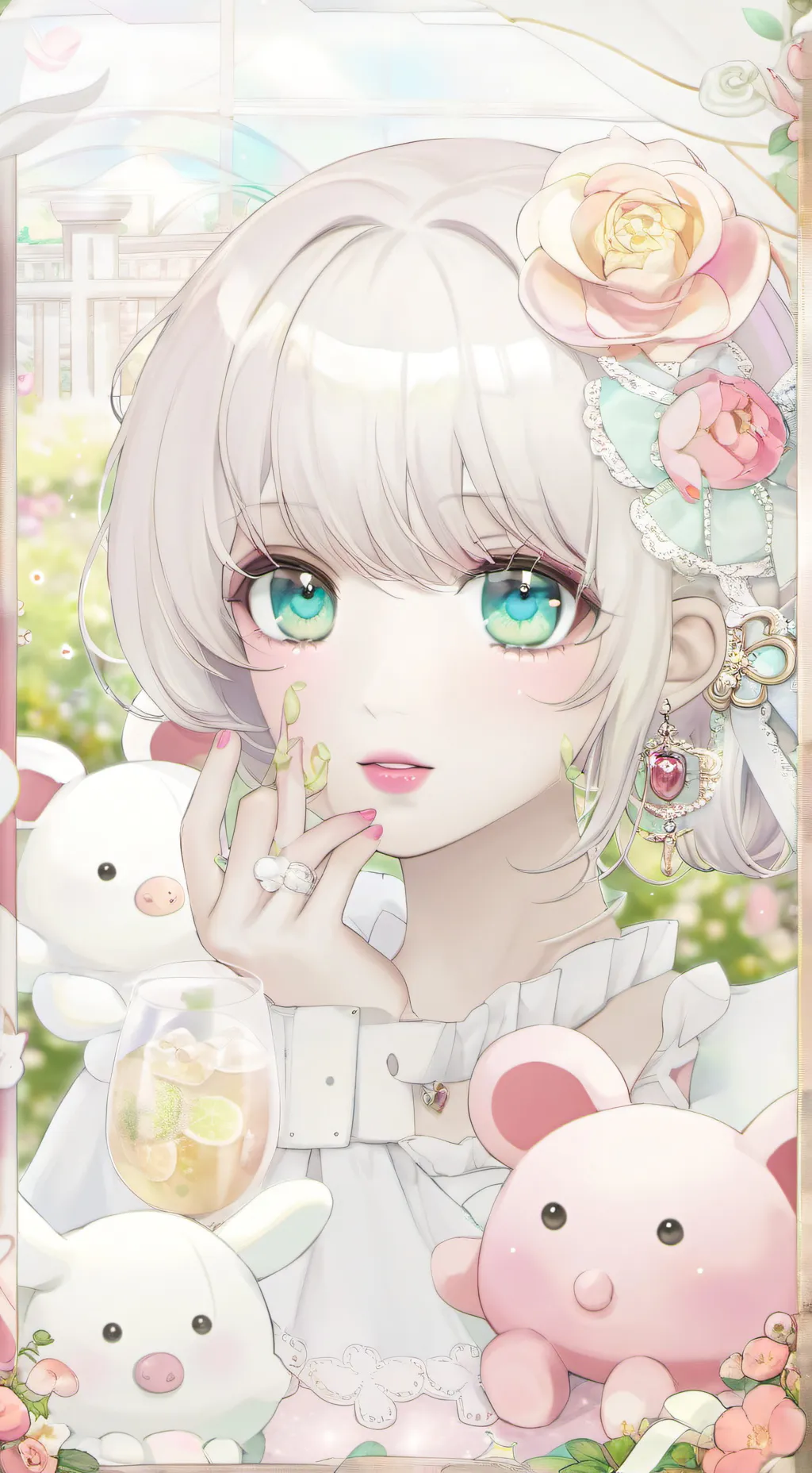 ai character: MHA horror background